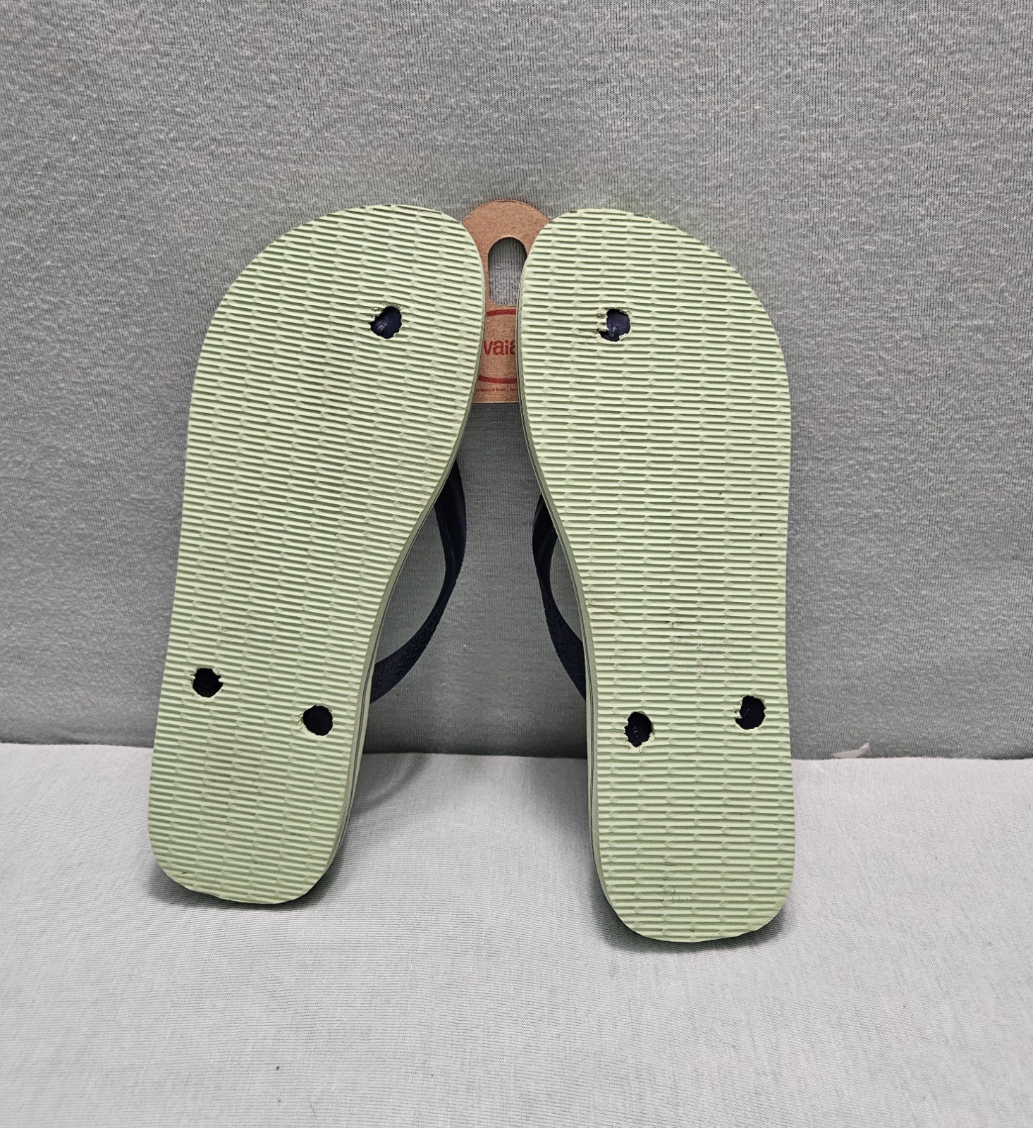 Authentic Havaianas Light Green Flip Flops/slipper 41-42USA 11/12W Brazil