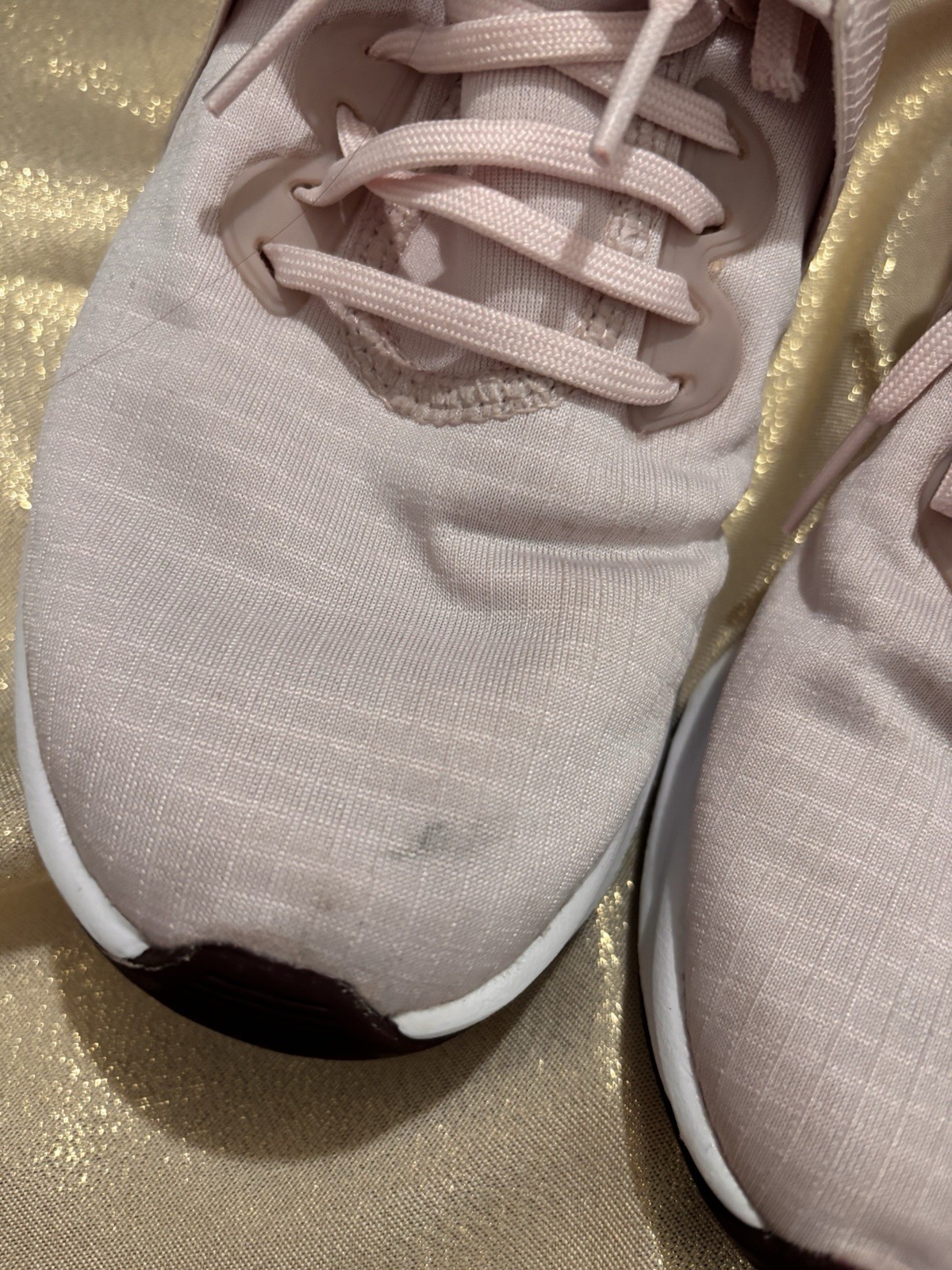 Nike Air Max Bella TR 5 Premium Barely Rose Pink Lace Up Sneakers DD9285-601