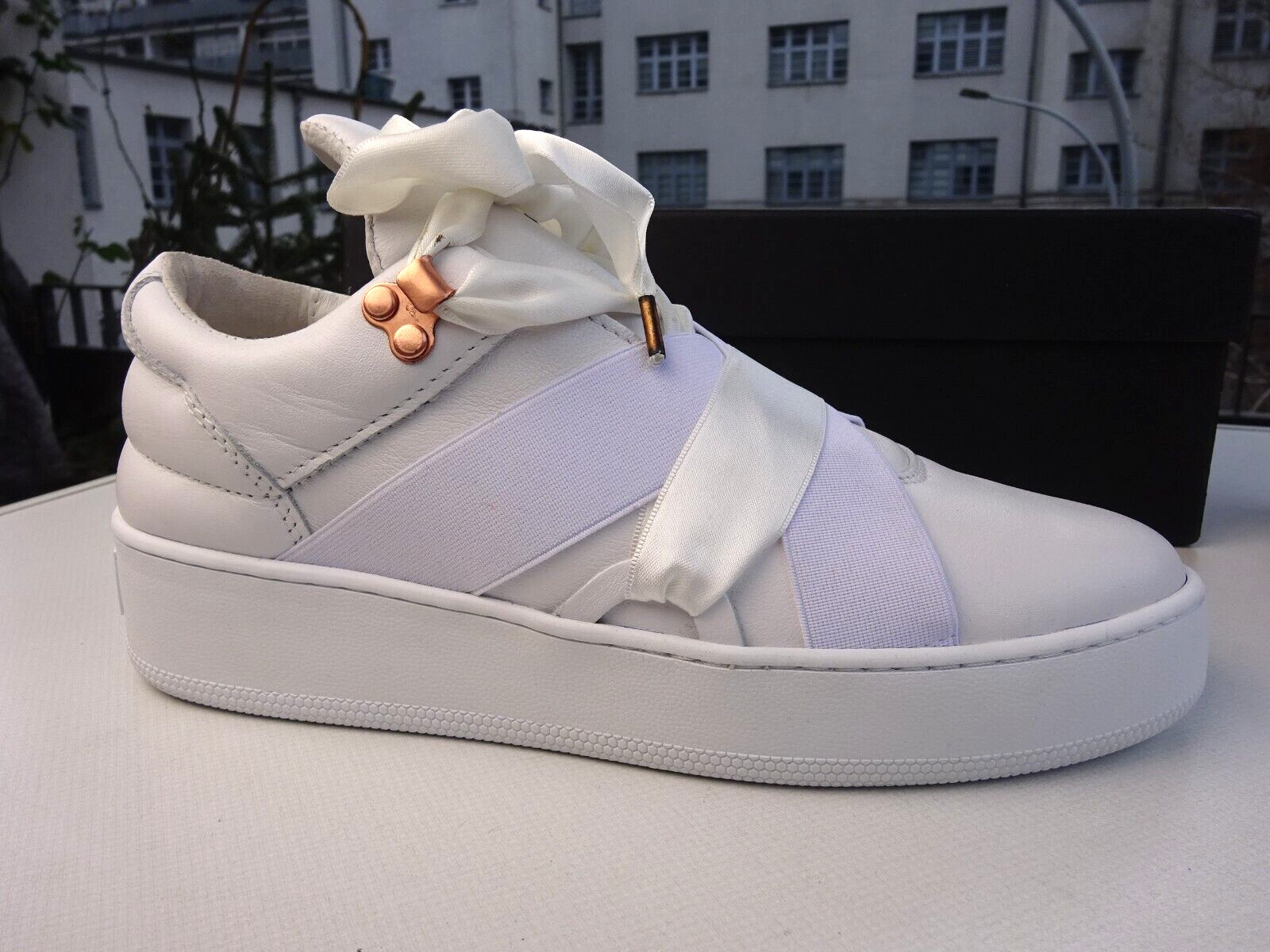 Filling Pieces Mountain Cut Bow White women’s sneaker leather white Portugal size 37 New