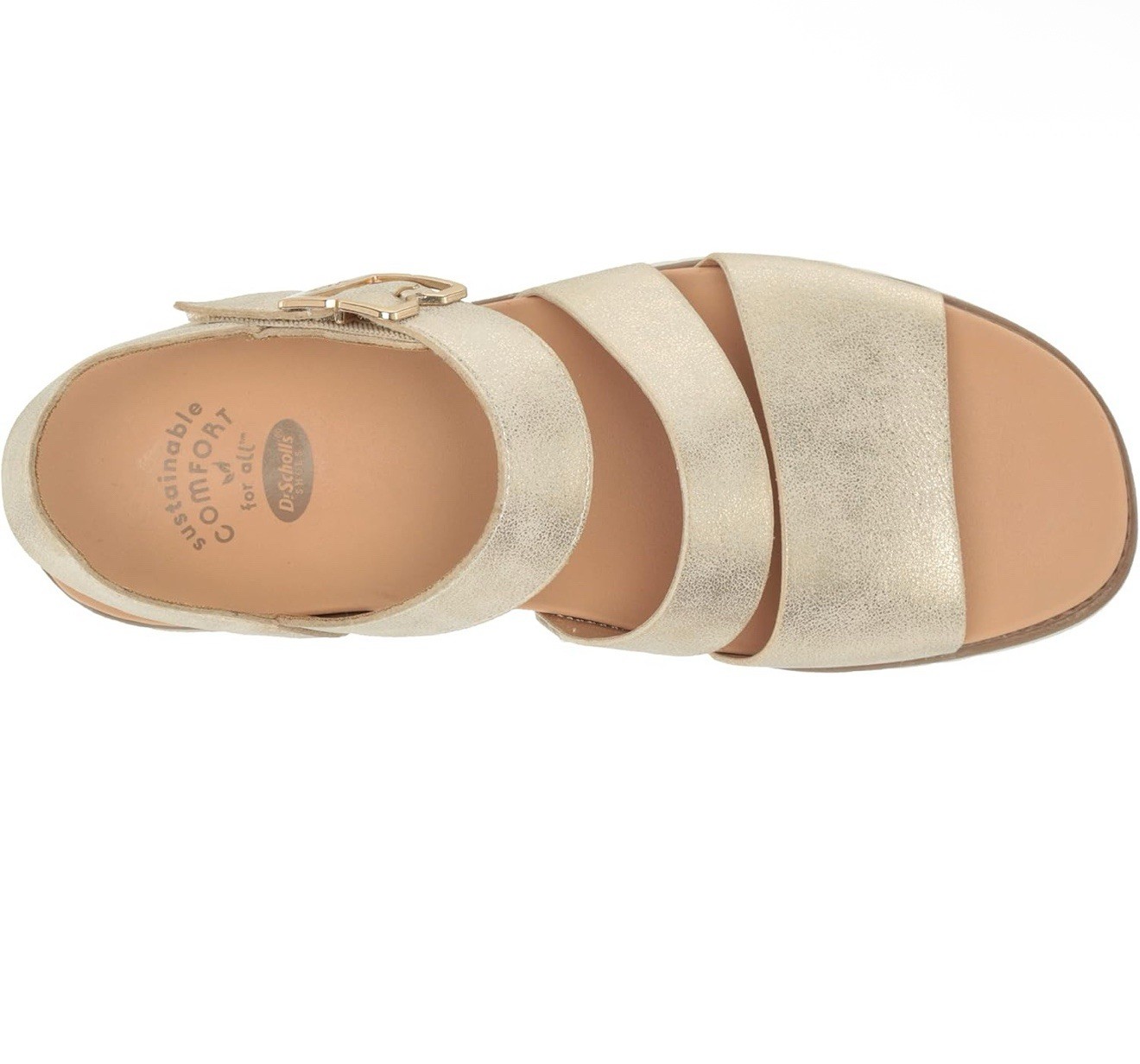 Dr. Scholl’s Island Glow Sandals (Women’s 6.5) Strappy Flat Buckle Comfort Shoes
