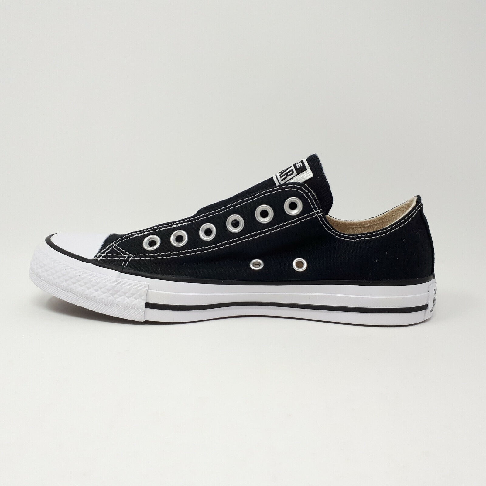 Converse Sneakers Black Slip – Ons Adults Size Womens 6/Mens 4