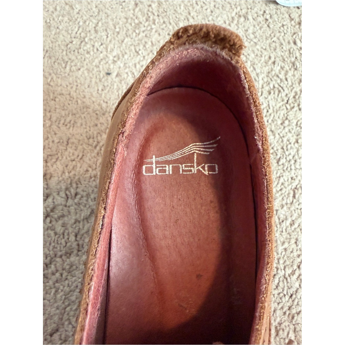 Dansko Pennie Loafer Leather Oxford Heeled Shoes Size 40 Leather Preppy Acadamia