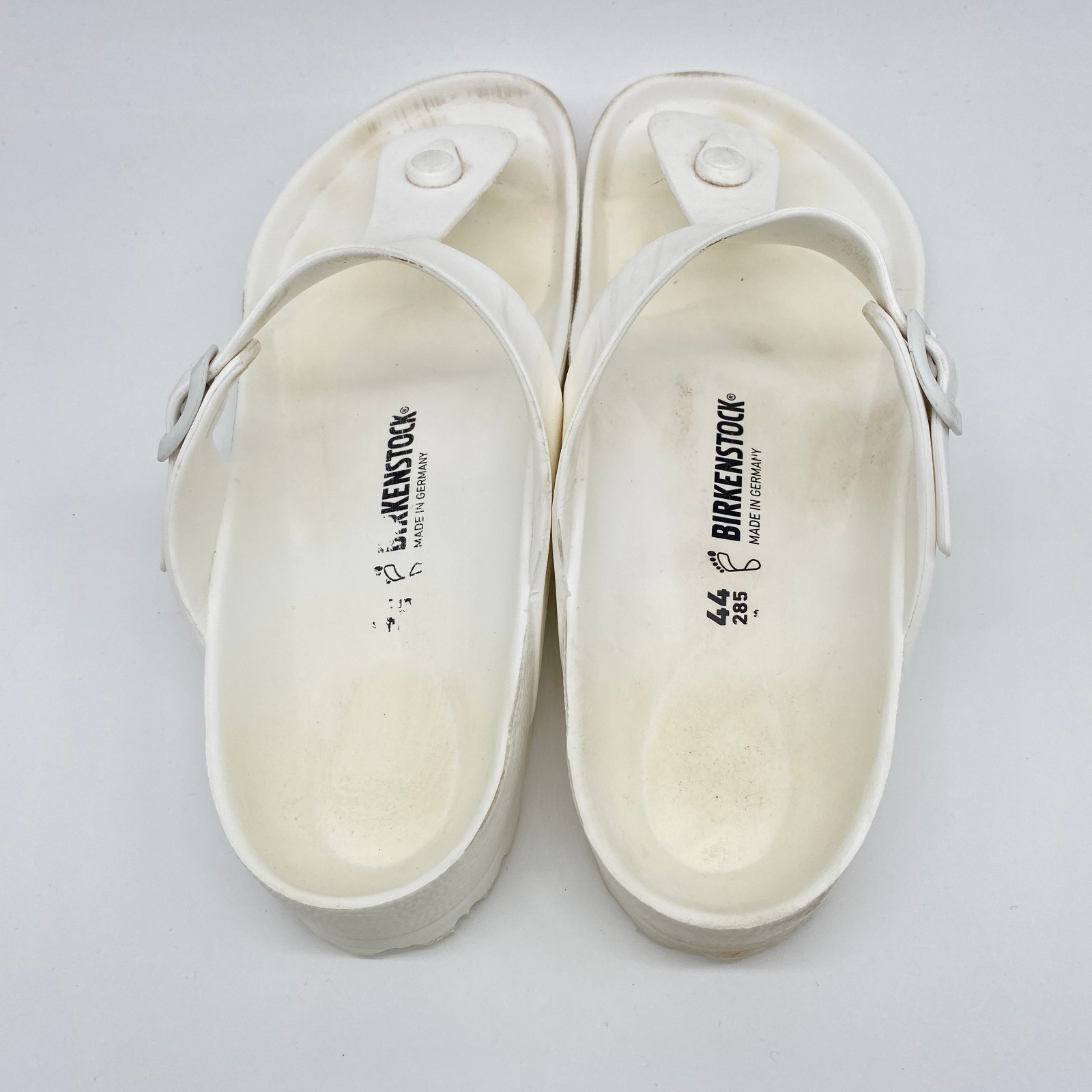 Birkenstock Gizeh EVA Slip On Sandals Women’s 11.5 Men’s 10.5 White Unisex 7067