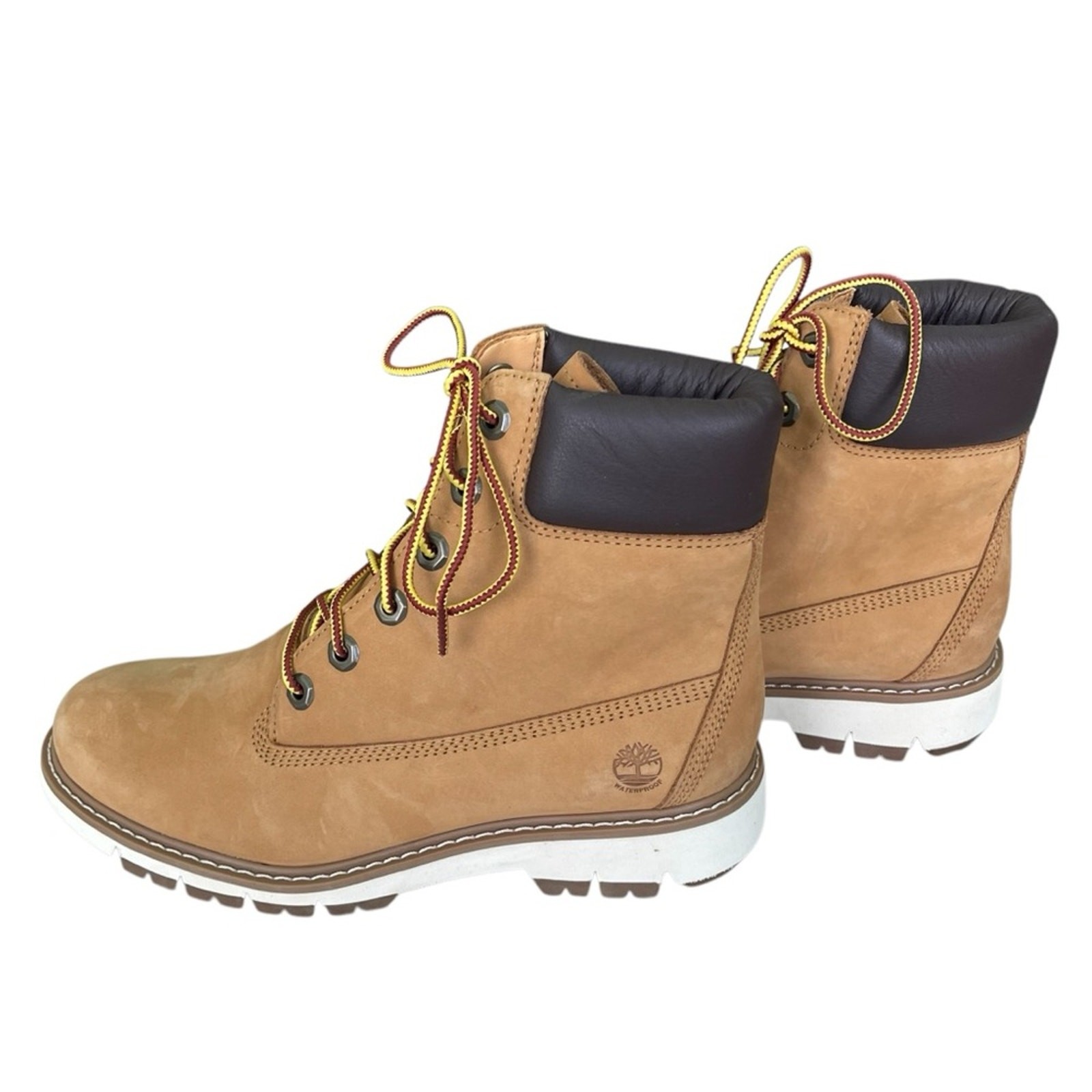 Timberland Women’s Linden Woods 6″ Waterproof Leather Boots Tan Size 7.5 Medium