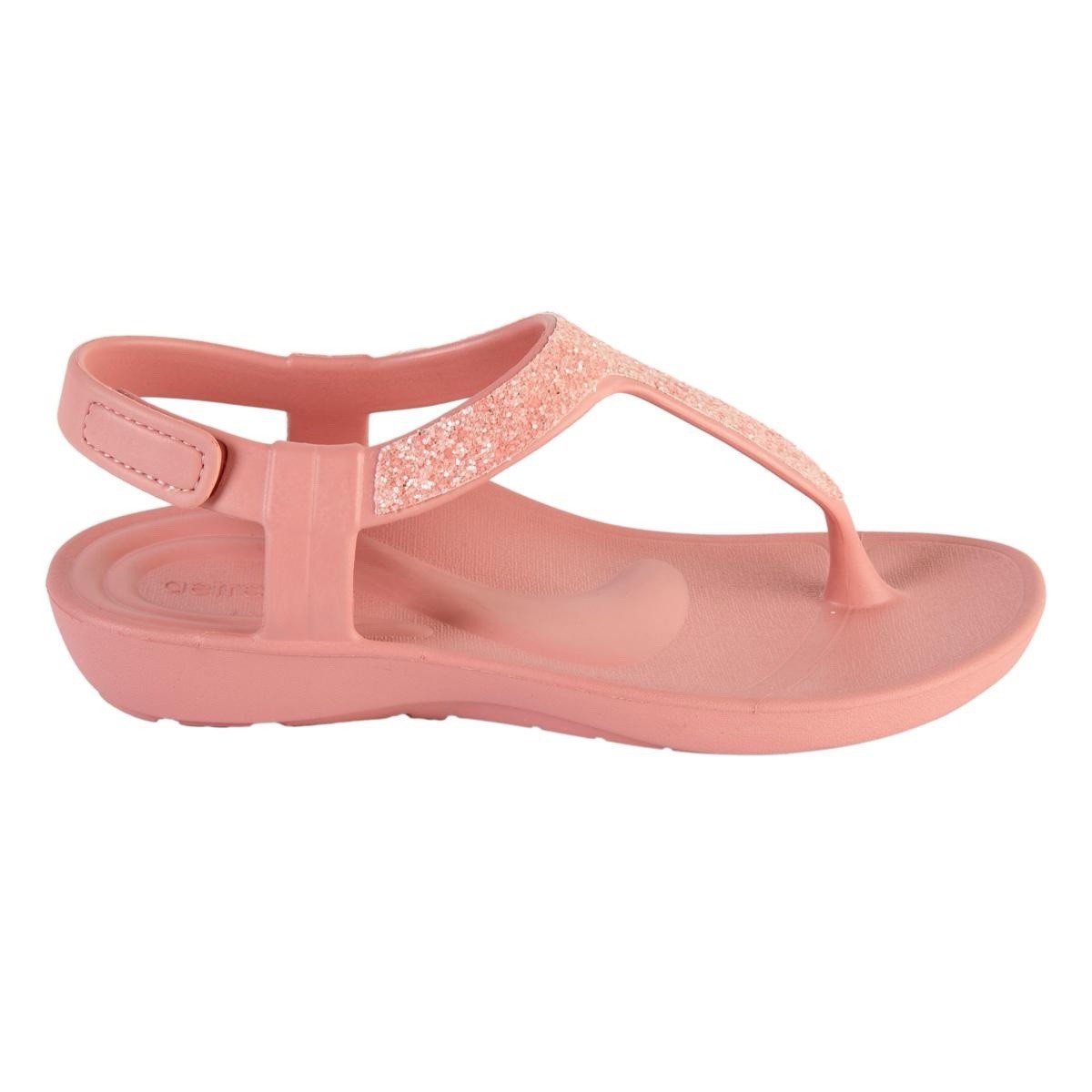 Aetrex Parker Sparkle EVA Arch-Support Thong Waterproof Sandal Rose EUR 41 US 10