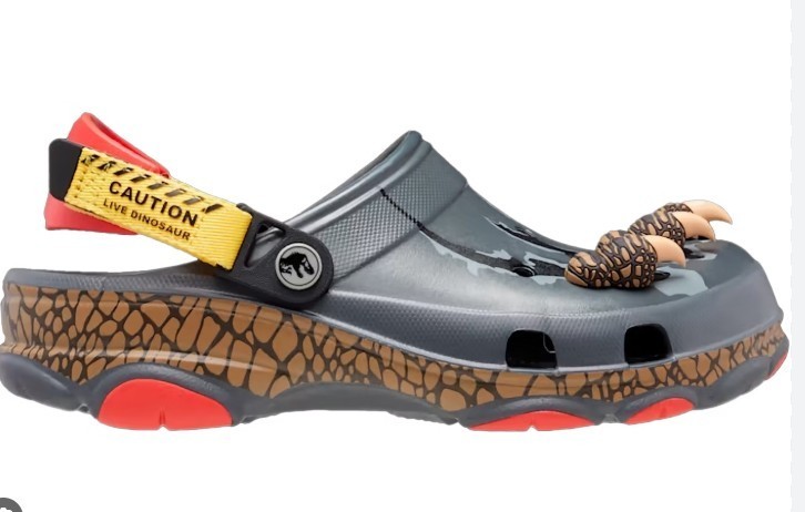Brand New Crocs Jurassic World All-Terrain Clogs Stucco/Multi Men’s Size 13
