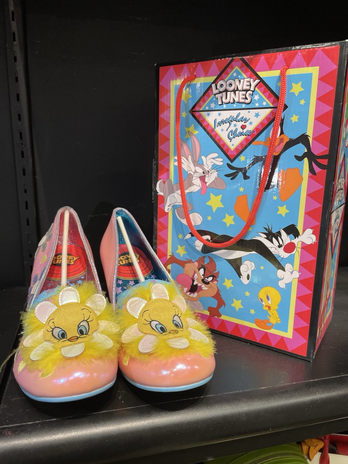Irregular Choice Looney Tunes Tweety Twist Heels EU 40 US 9 w/ Box