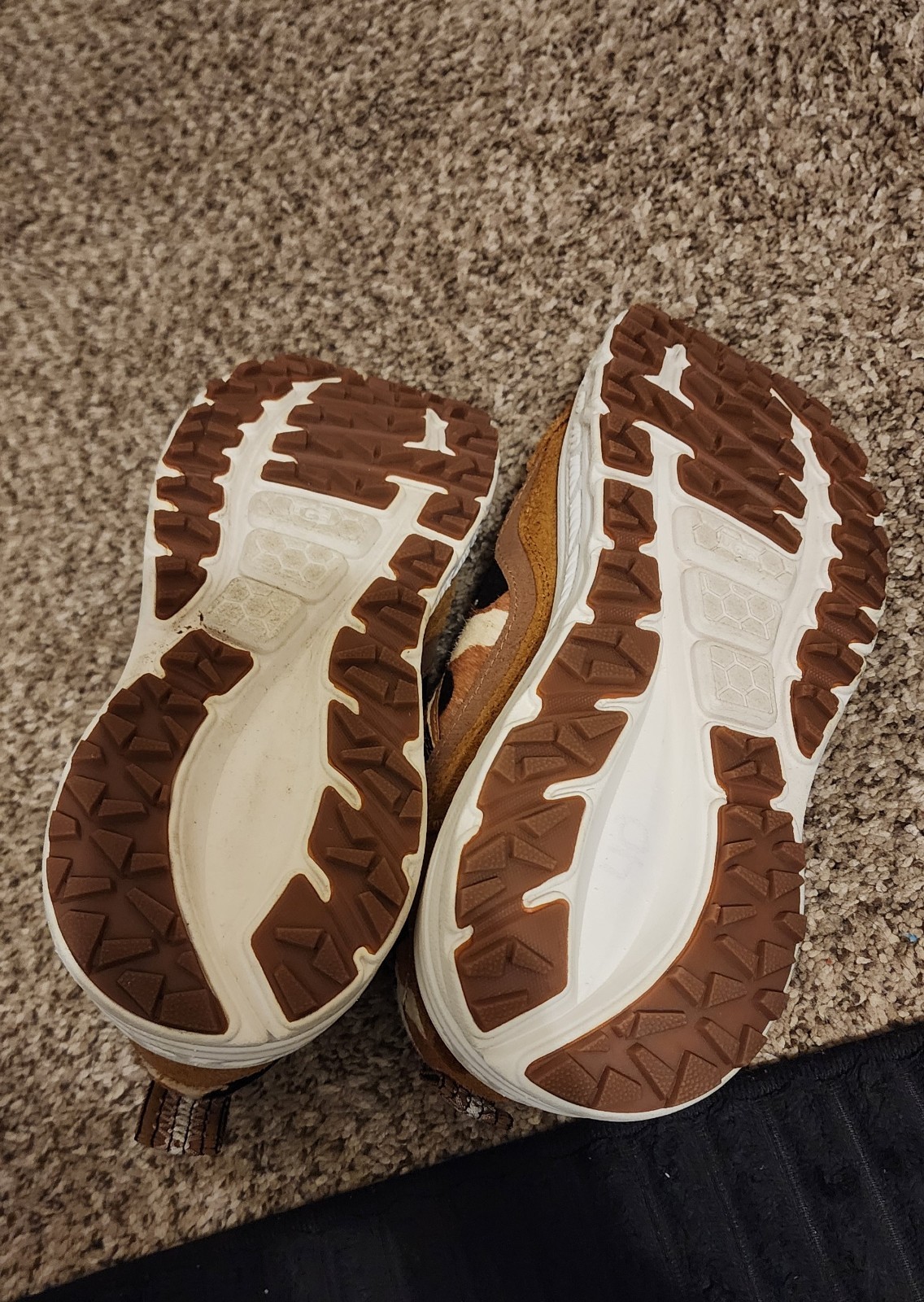 UGG Low Top Animal Print Zip Athletic Sneaker Brown White Black Unisex
