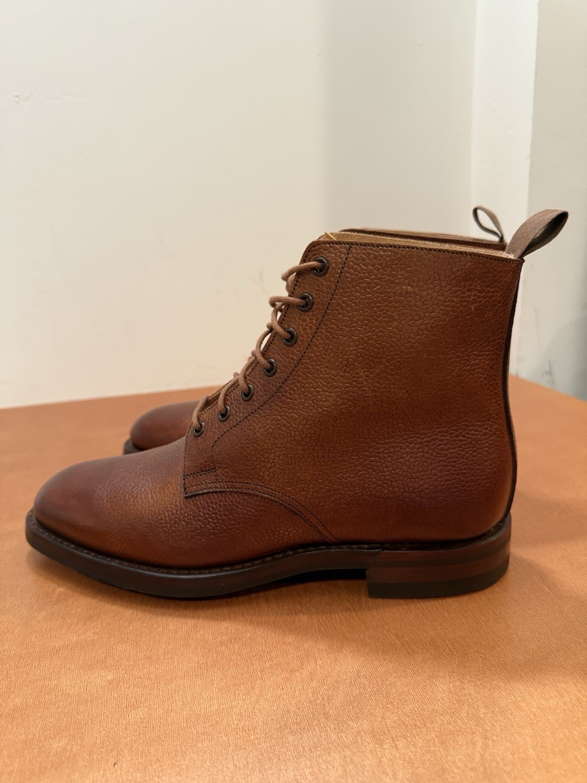 Crockett & Jones Barnwell 2 Brown Leather Boots Womens 90 C / 9.5 us $699 New