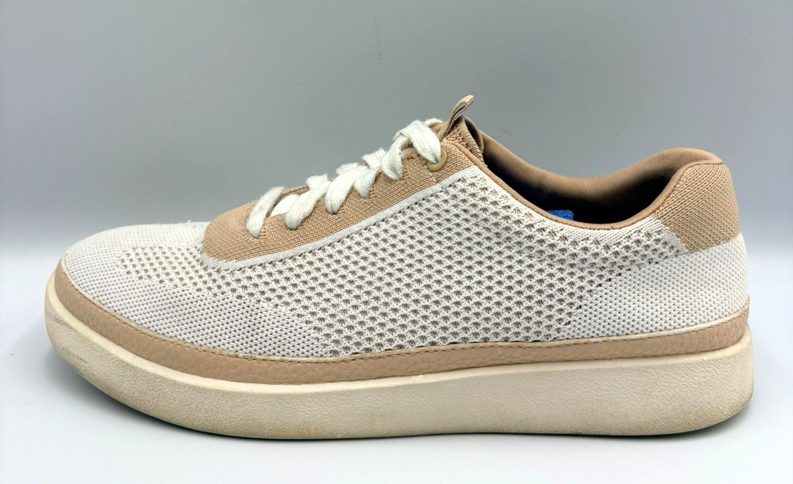 Vionic Galia Women’s Knit Sneakers Tan Comfort Casual Travel Walking Shoes SZ 9