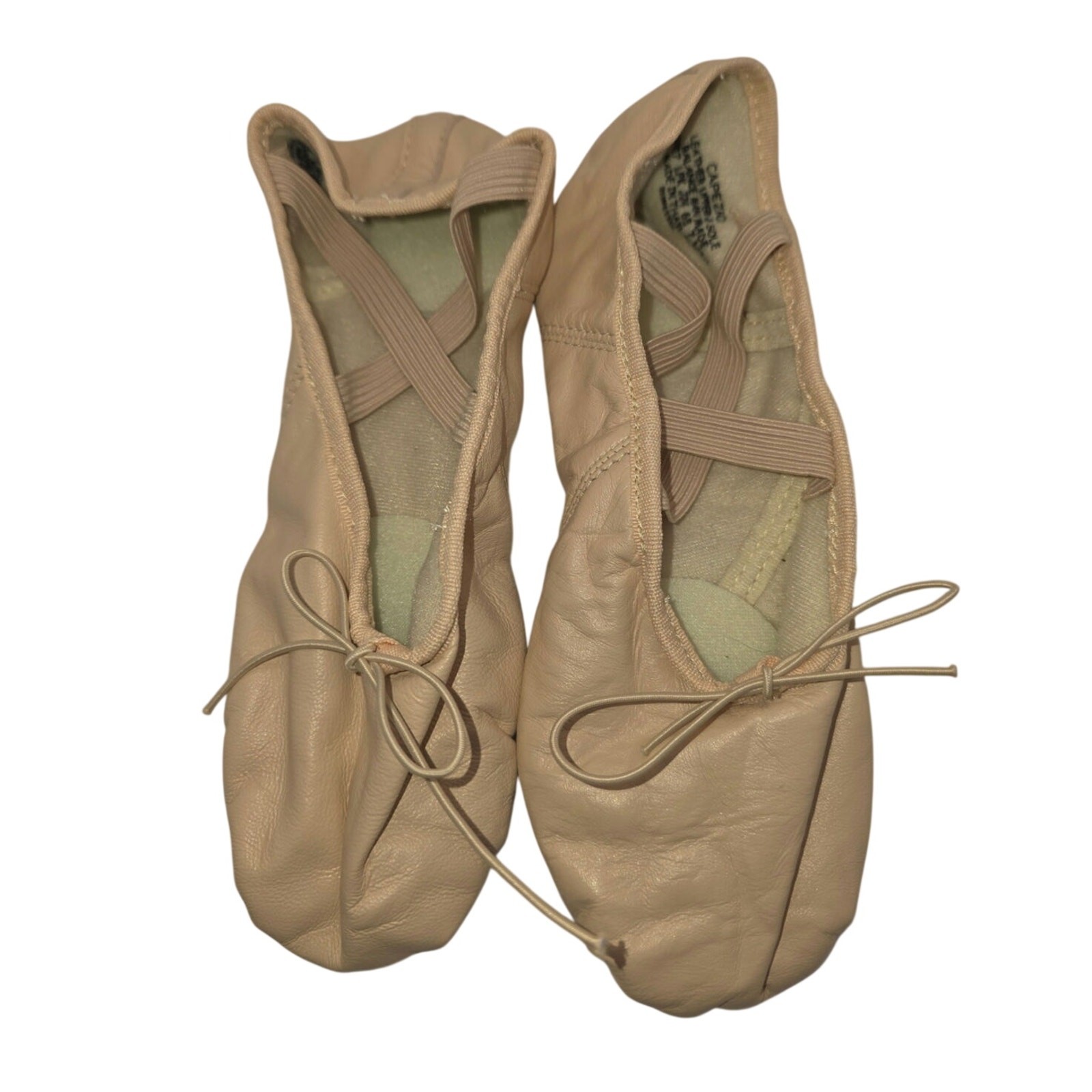 Capezio Juliet New 2027 Leather Ballet Slippers Women’s 7.5 M Light Pink