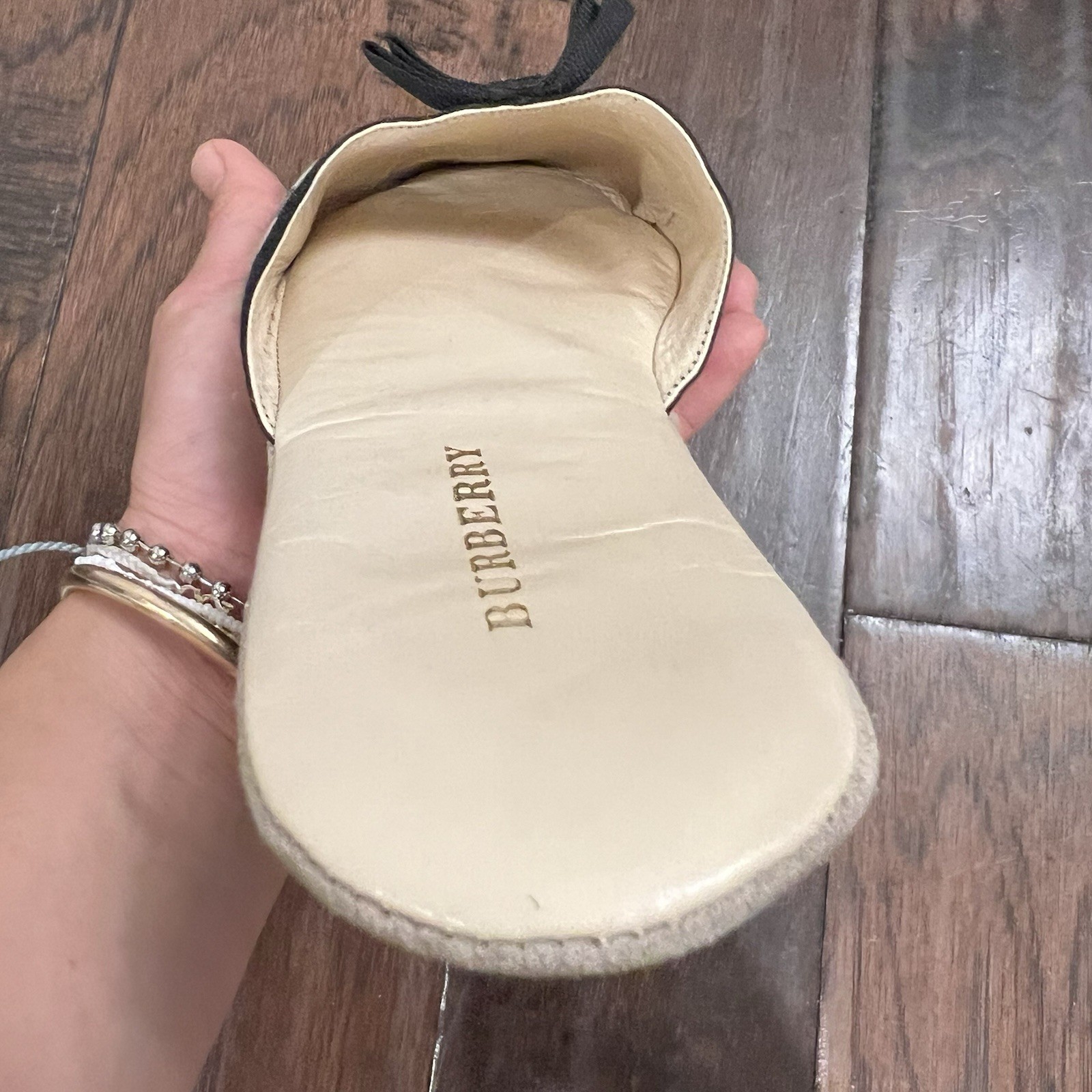 Authentic Burberry Nova Check Slipper