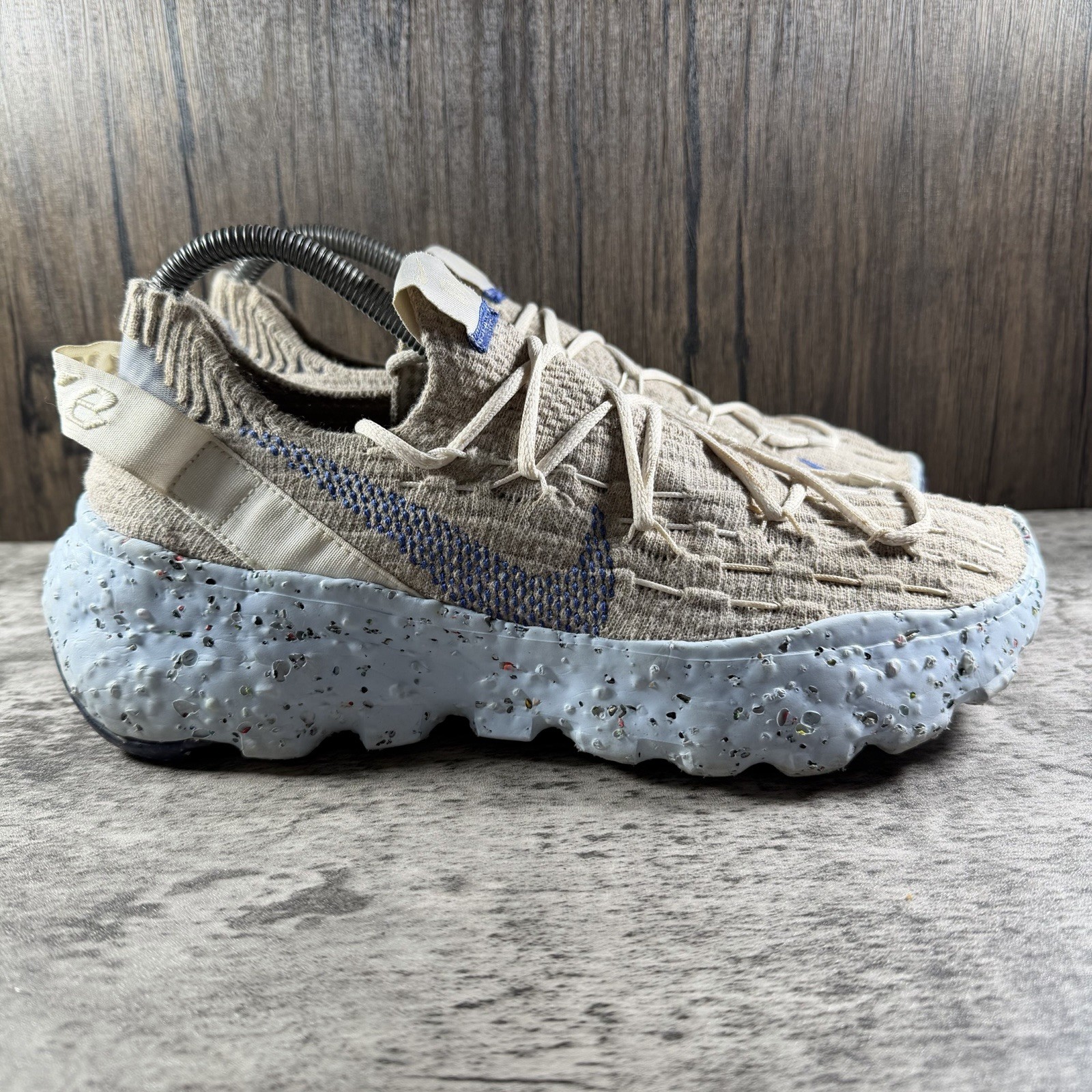 Nike Space Hippie 01 White Dutch Blue Running Shoes Women’s Size 8.5
