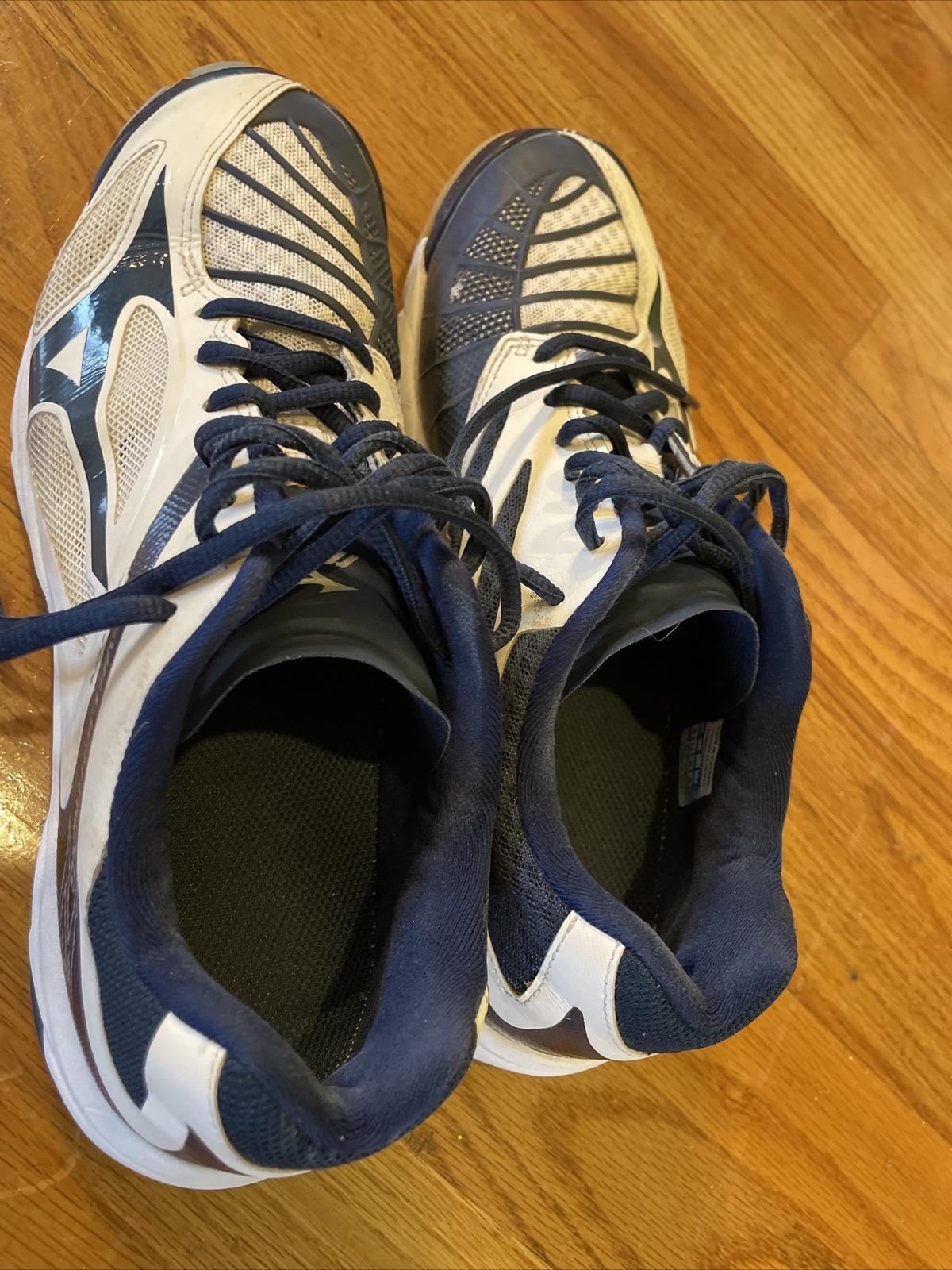 Mizuno Women’s Wave Lightning Z Volleyball Shoes Blue White US Womens Size 10