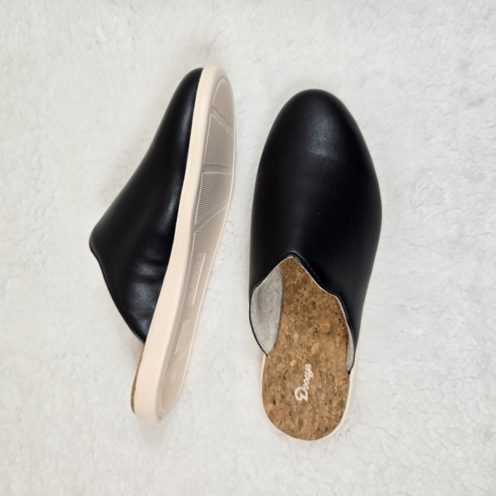 Dooeys | slides slippers recycled vegan black preppy house loafers shoes | WMS 7