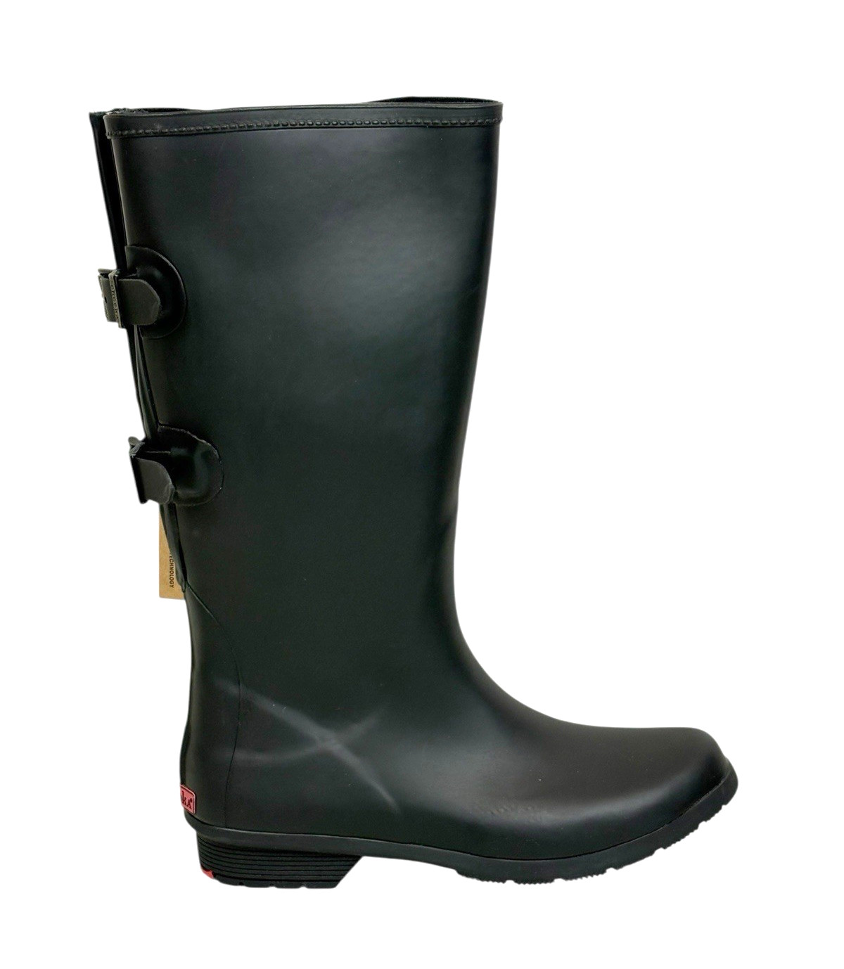 Chooka Versa Mid-Calf Rubber Rain Boots Black Women’s Size 10