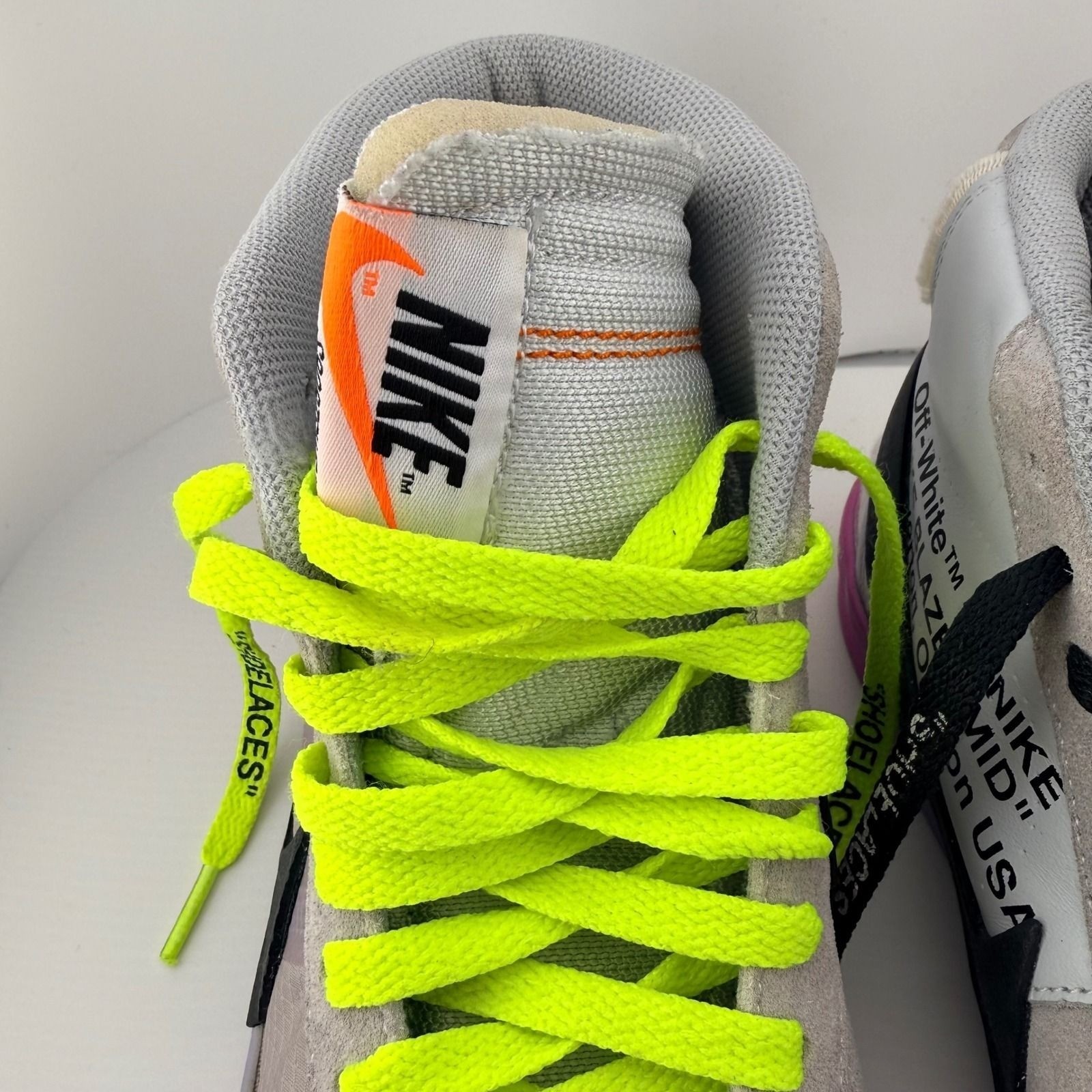 Nike Blazer Mid Off-White Wolf Grey Serena Williams Queen AA3832-002 W-W- SZ 8
