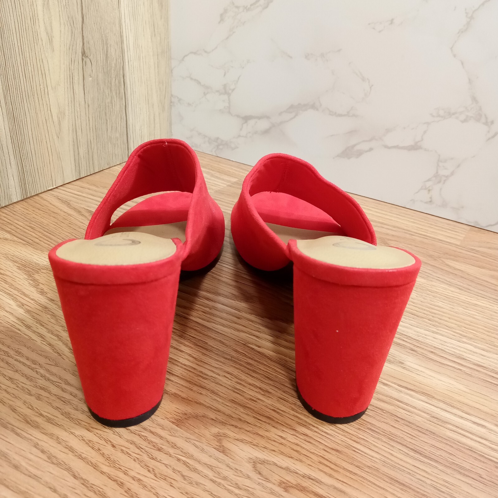 Journee Collection Women Sz 10 Allea Tru Comfort Foam D’Orsay Block Heel Sandals