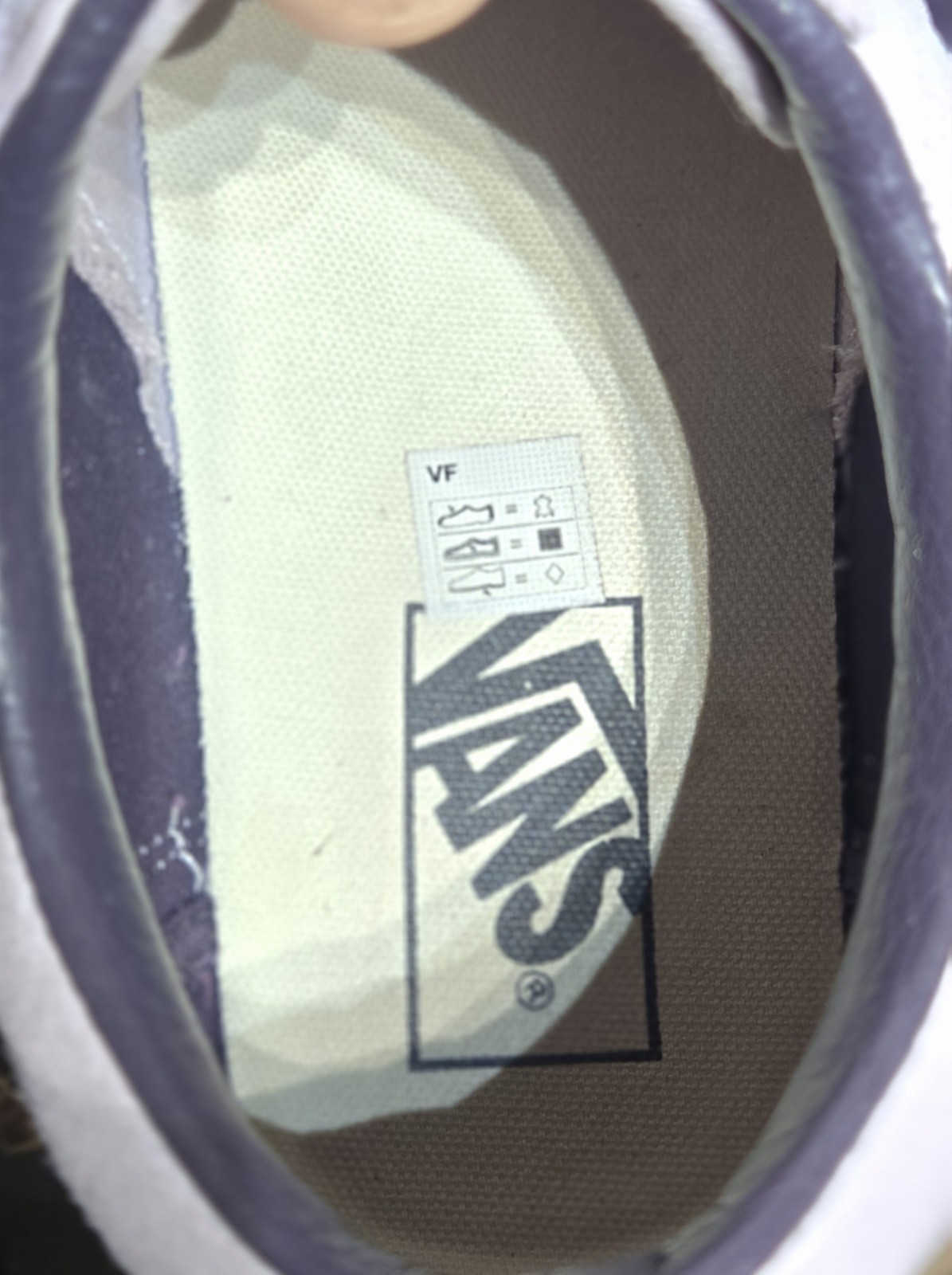 Old Skool Vans Platform Sneakers, Stackform Vans Lavender 9.5 US M. & 11 US W.