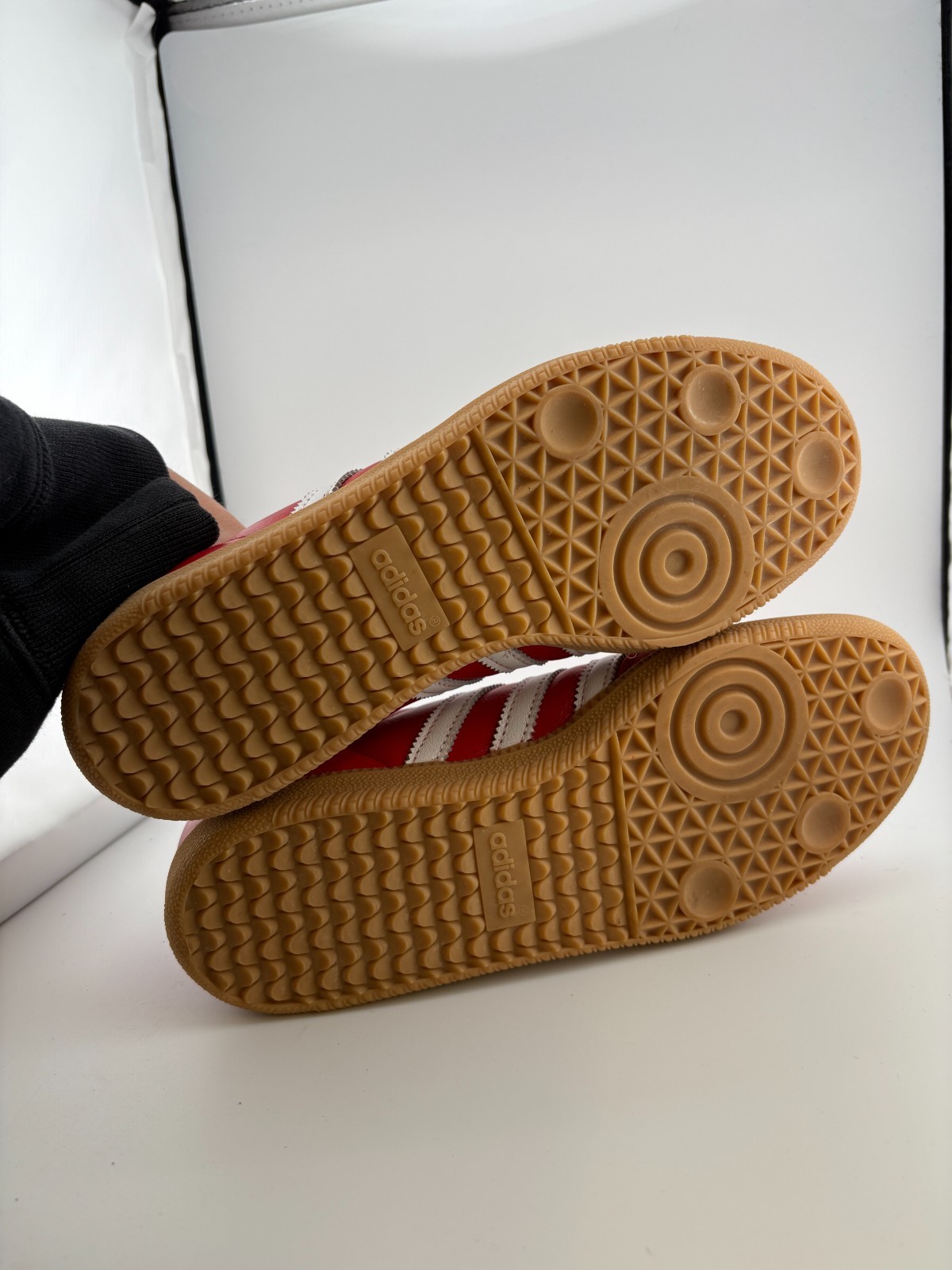 WORN adidas Samba OG Better Scarlet IE6524 Size 6.5w NO BOX