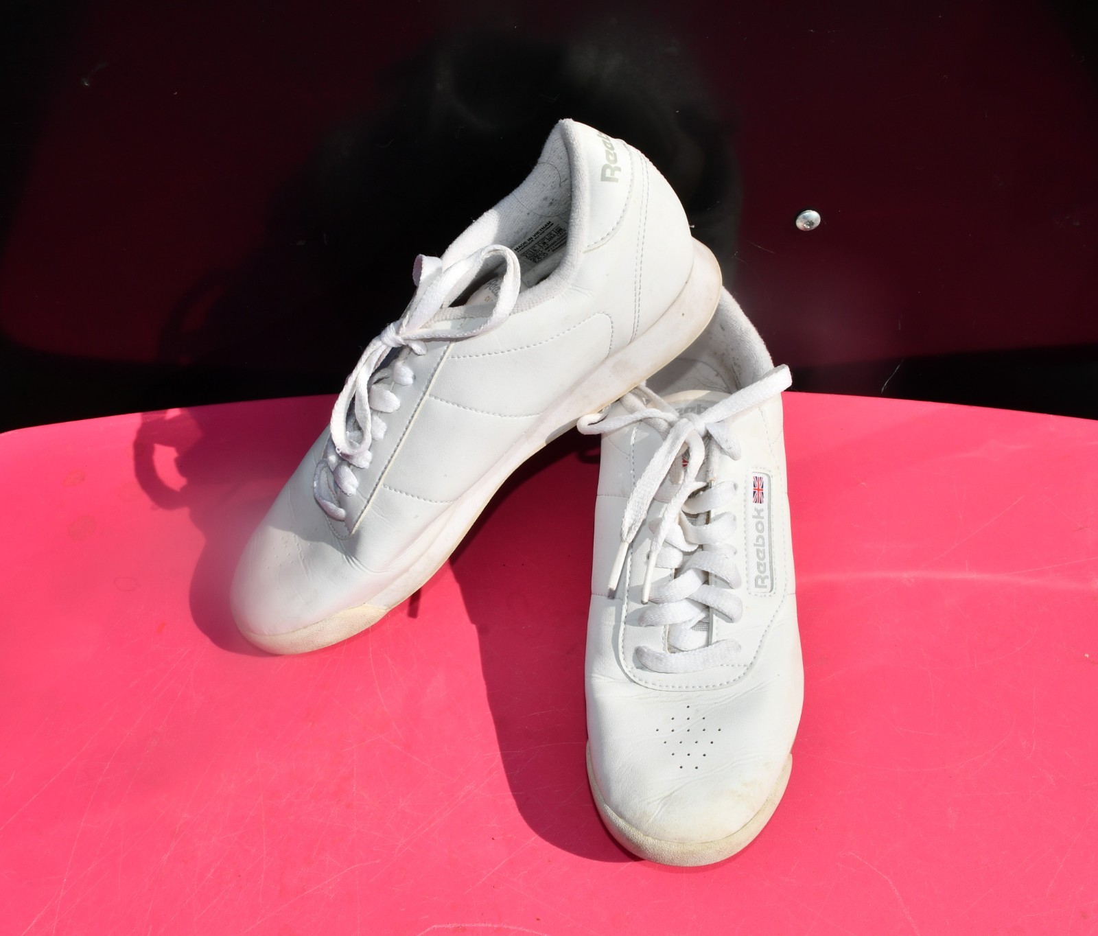 REEBOK Classic Princess Sneakers Womens US Size 7.5/UK Sz. – White Tennis Shoes