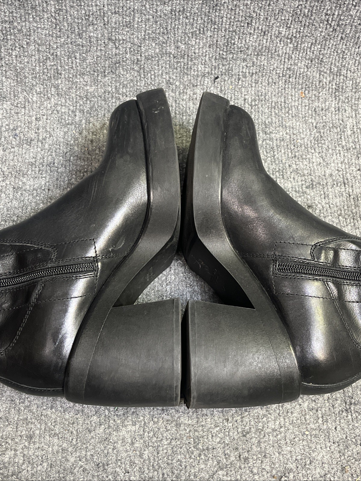 VAGABOND Women’s Black Leather Brooke Chunky Platform Boots sz 6.5