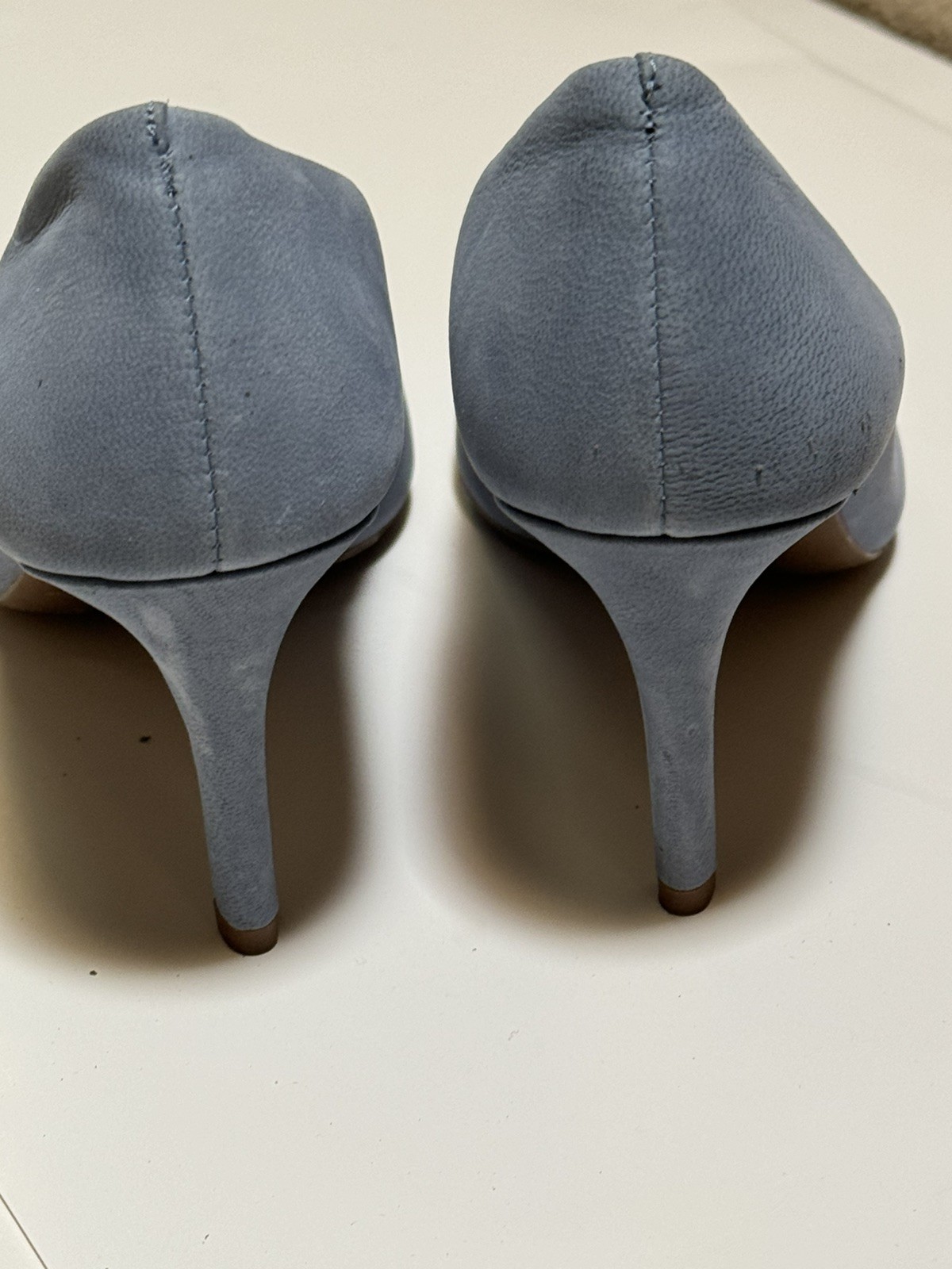 Gianni Bini Blue Pumps Shoes Size 5.5 Suede Leather