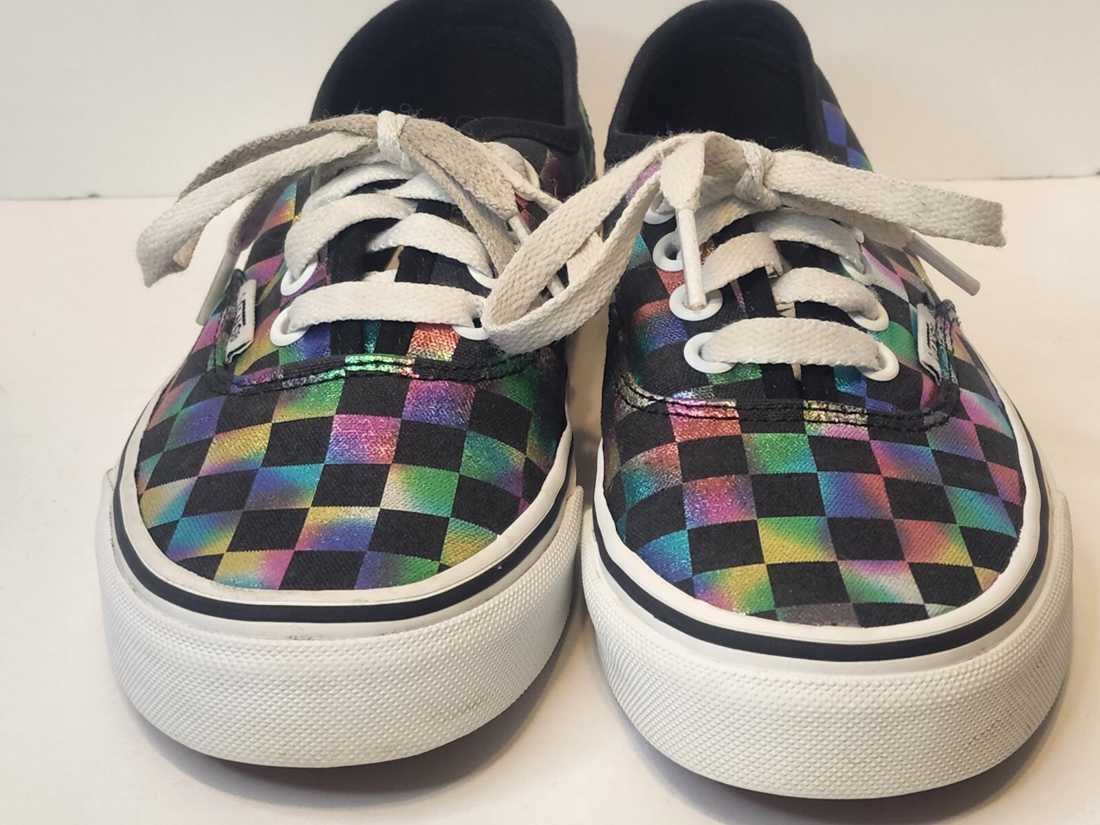 VANS Low Top Canvas Skate Shoes 508731 multicolored rainbow women 5 / men 3.5