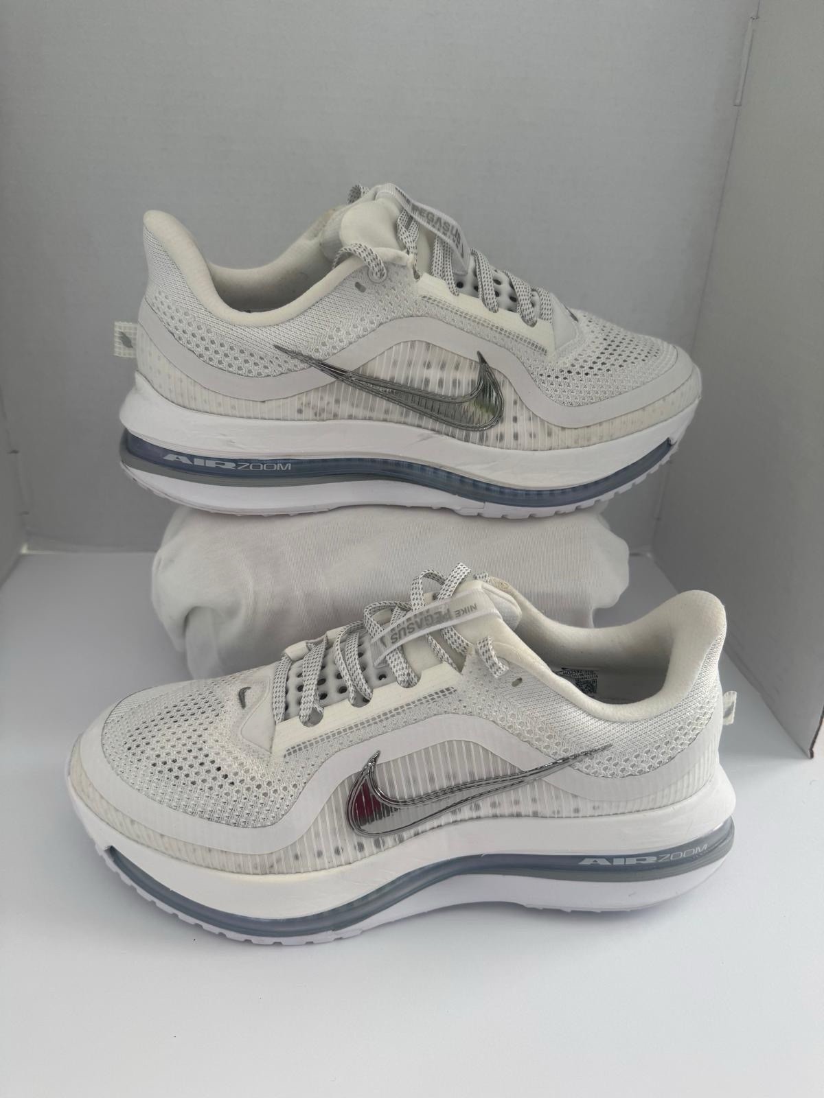 Women’s Nike Pegasus Premium “White / Metallic Silver
