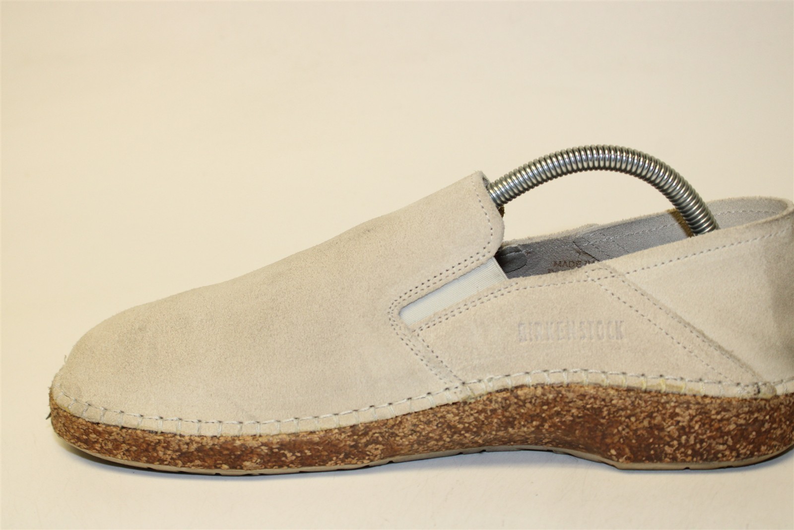 Birkenstock Callan Suede Slip On Loafers Womens 10 N 41 Mens 8 Light Beige Shoes