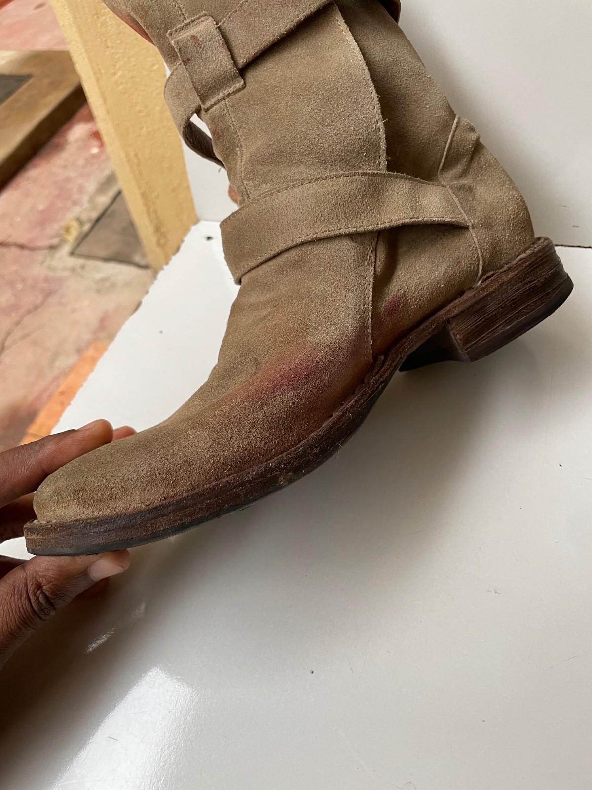 Fiorentini + Baker Eternity 2 Buckle Moto Ankle Women’s Boots Size EUR 36 /USA 6