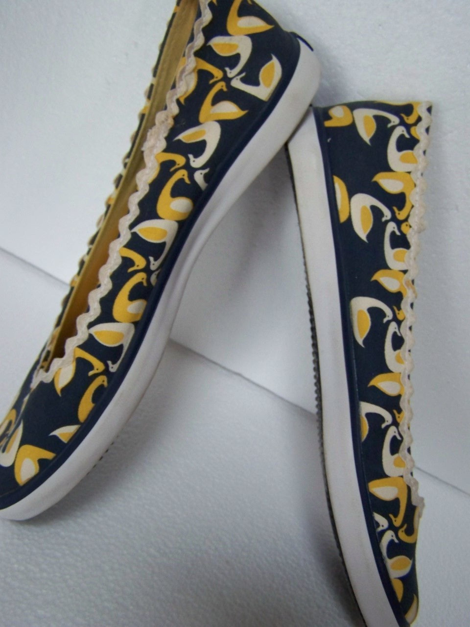 KEDS ELEANOR LOW FLAT SLIP ONS WOMEN’S SHOES BLUE YELLOW DUCK SIZE 6M NEW CUTE