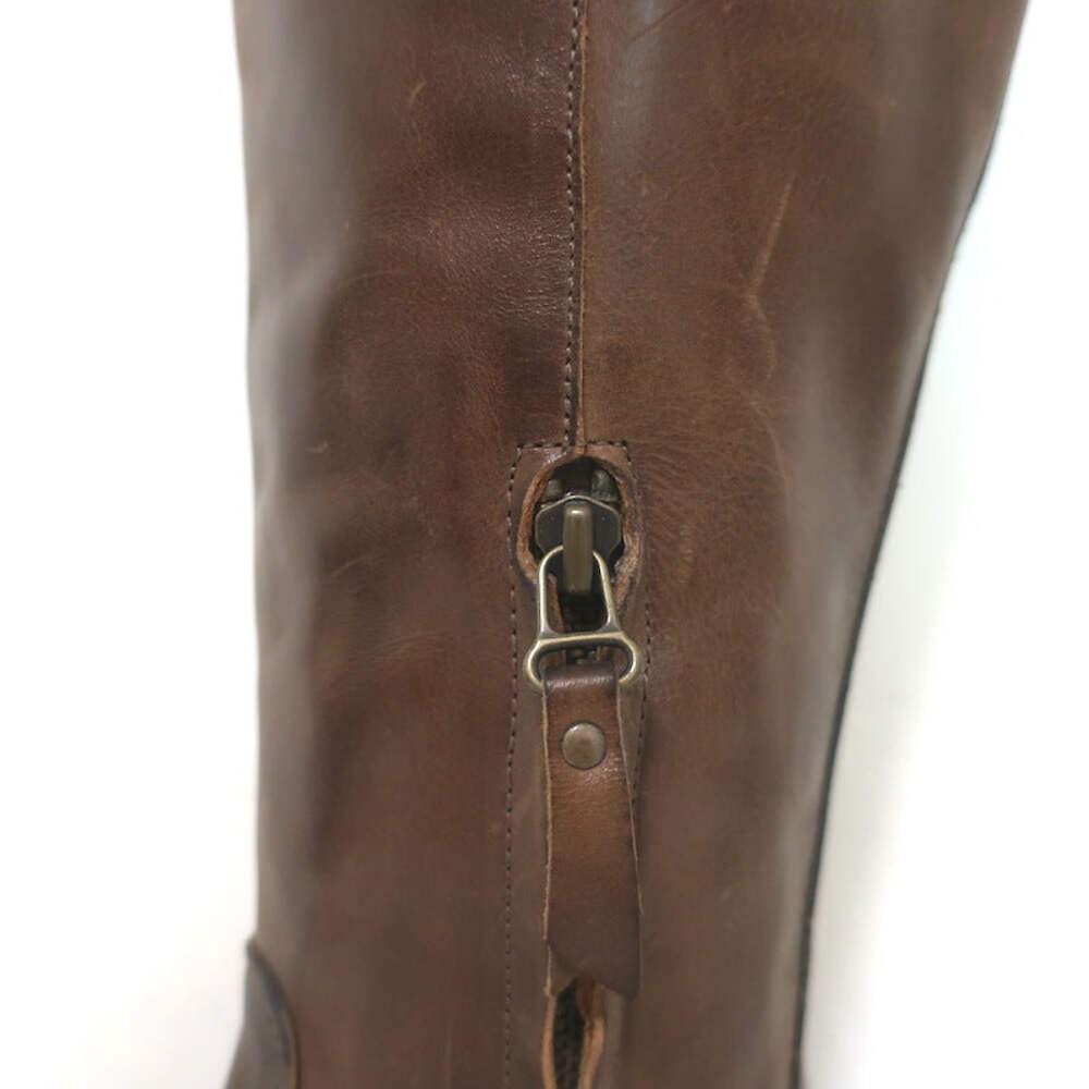 N.D.C. Gerda High Over the Knee Riding Boots Brown Leather Size 36 NEW