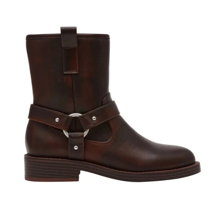 N.W.T DV by Dolce Vita Women’s Brown Moto Mid-Calf Boots W/Zip Closure Size 7