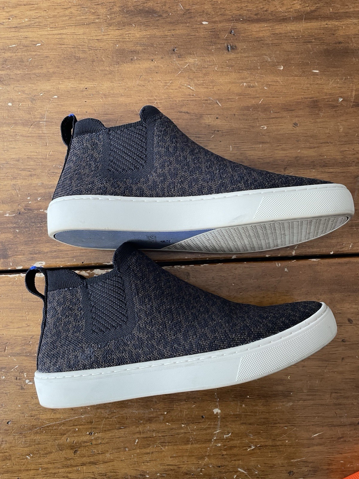 Rothy’s The Chelsea Ankle Boot Espresso Spot Leopard Size 7.5 Sneakers Shoes