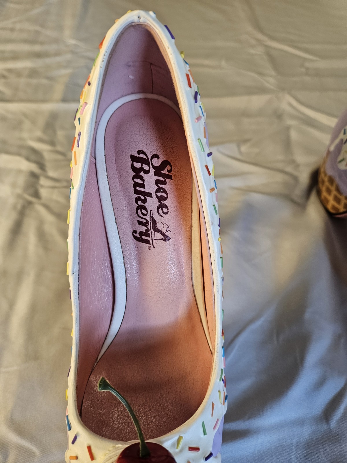 Shoe Bakery Ice Cream Cone Heels Whimsical Statement Handmade 8 Dessert Theme