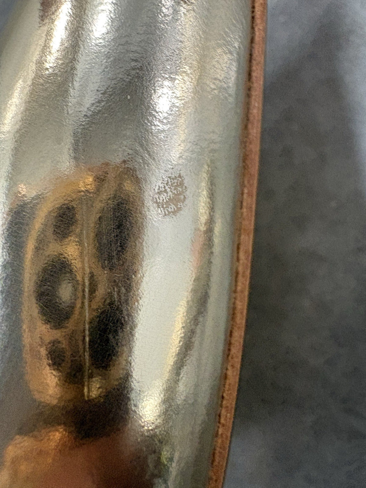 NWT MIU MIUGold Lame Leather GlitterPumps Women’s Size EU 40. US 10-9.5