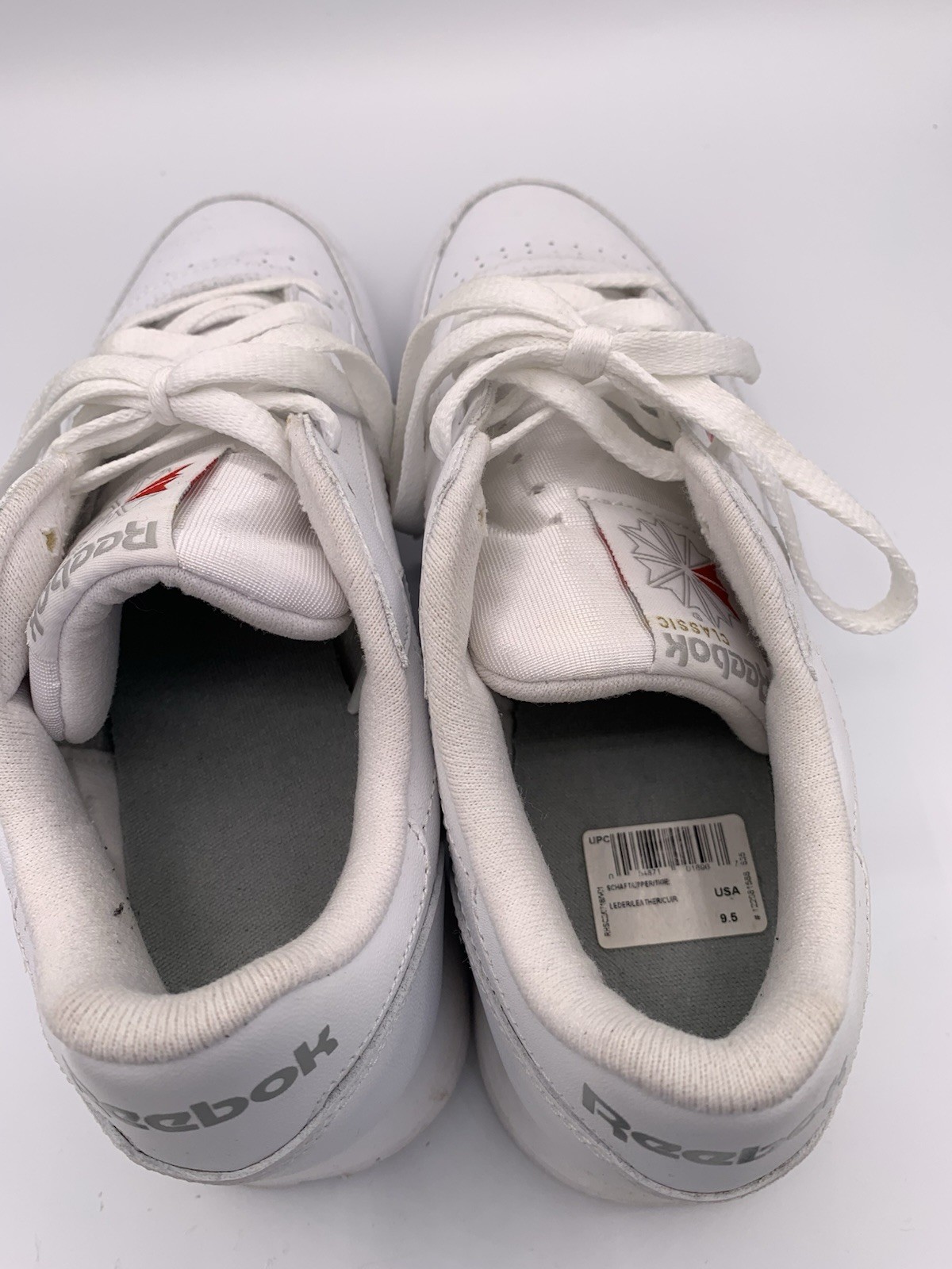 Reebok Classics Women’s Lace Up Sneaker Princess White Size 9.5
