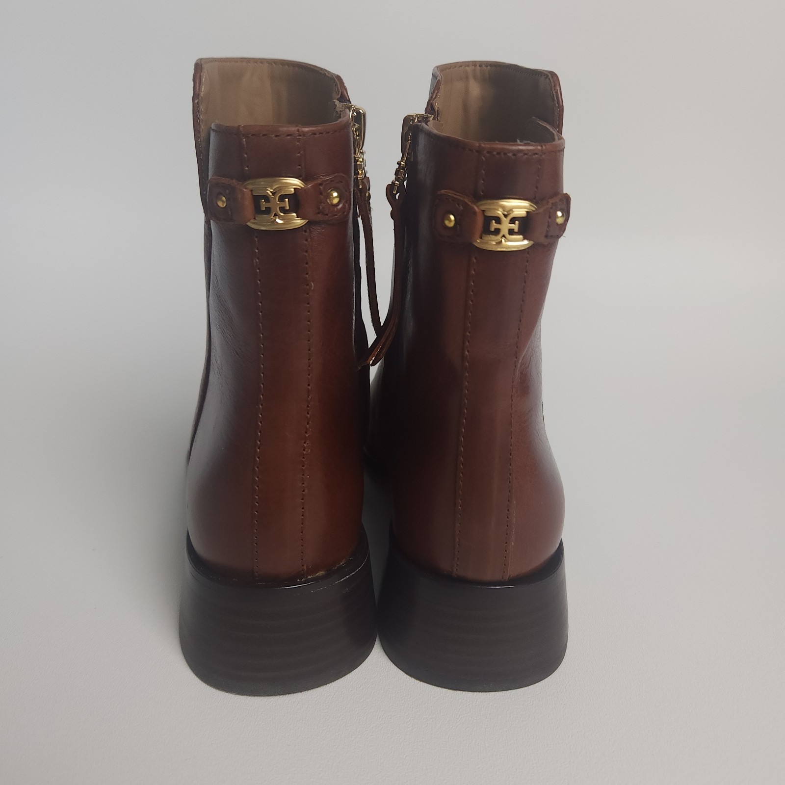 Sam Edelman Women’s Brandy Leather Thatcher Ankle Boot Size 7.5 M