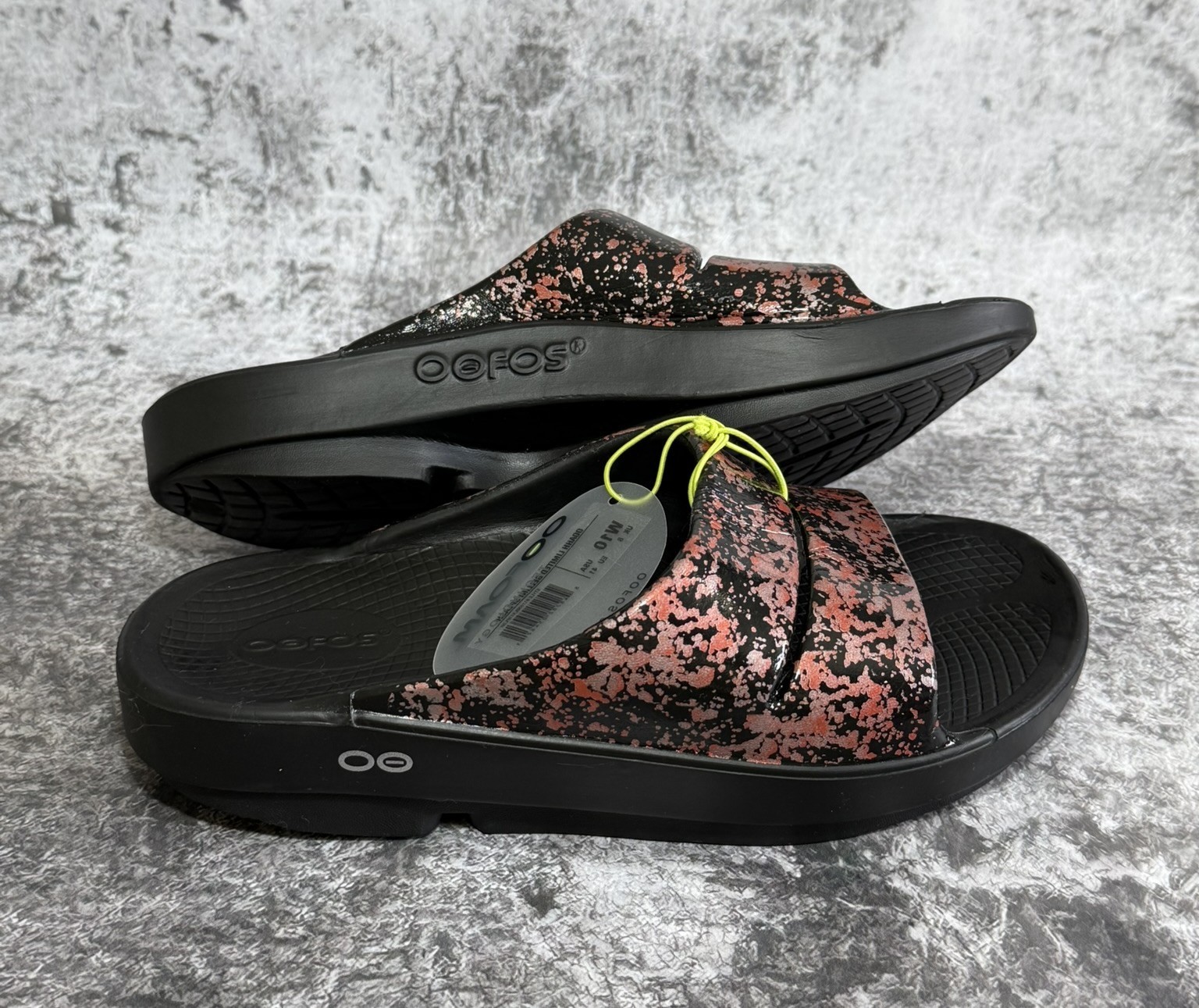 OOFOS OOahh Limited Bellini Splash Women’s Recovery Slide Sandals US W10