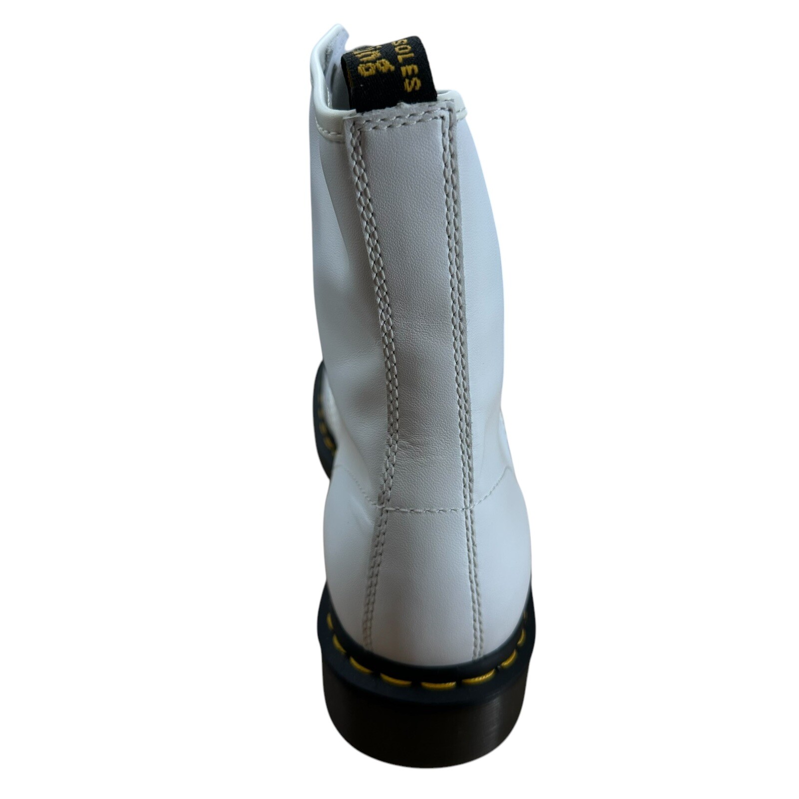 Dr Marten 1460 Smooth Leather Lace Up Boots Women’s Size 11 White NWB Combat