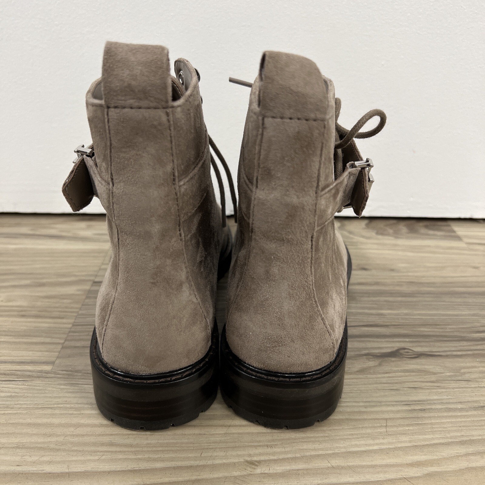 Lauren Ralph Lauren Elridge Light Brown / Gray Suede Boots Women’s Size 5.5 $250