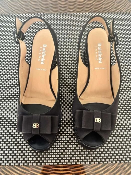 Women Baldinini Sandals Blue 38.5 #F4E