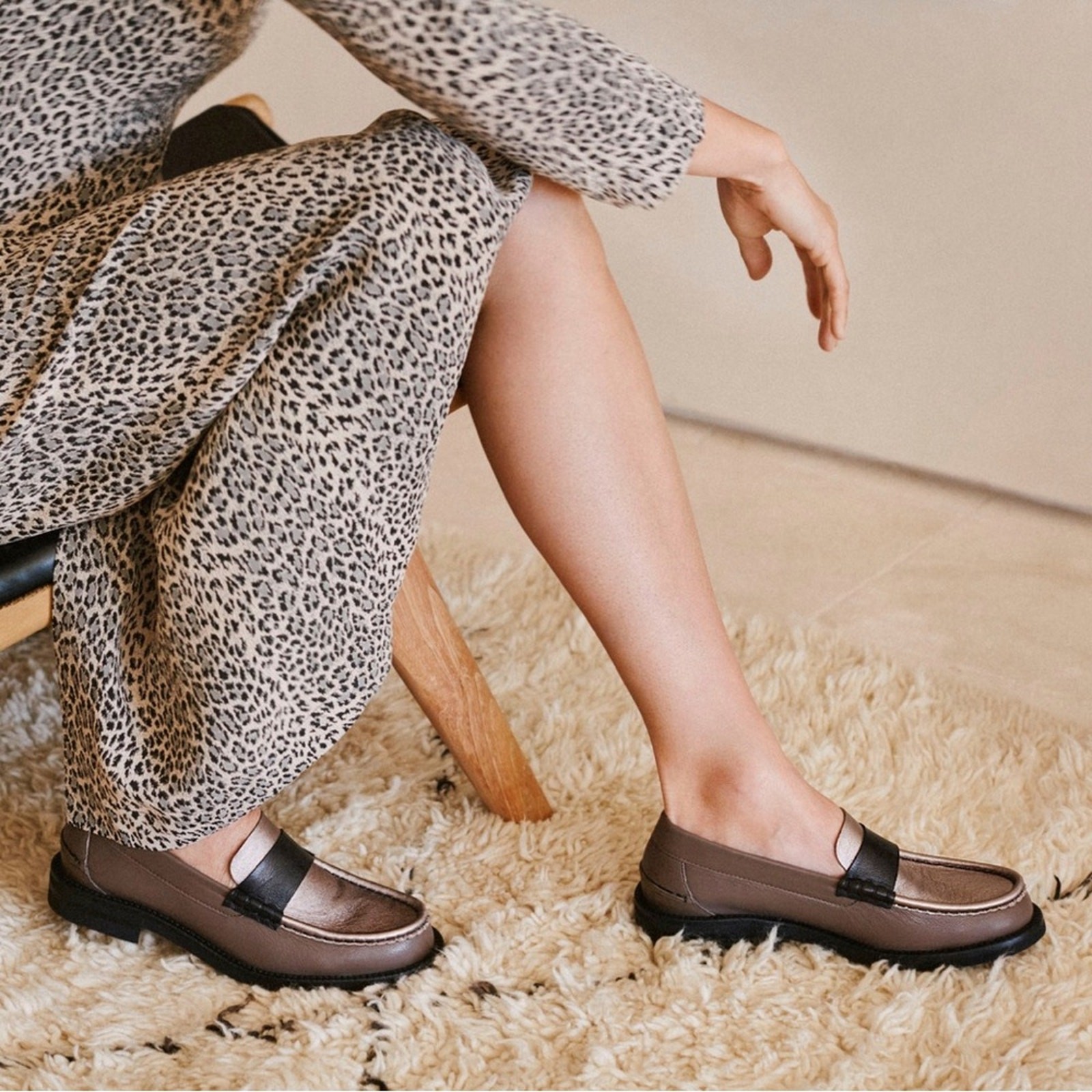 PEDRO GARCIA WMS SZ 37.5 NWTags. STINA FOSSIL Loafers. Sold Out on line.
