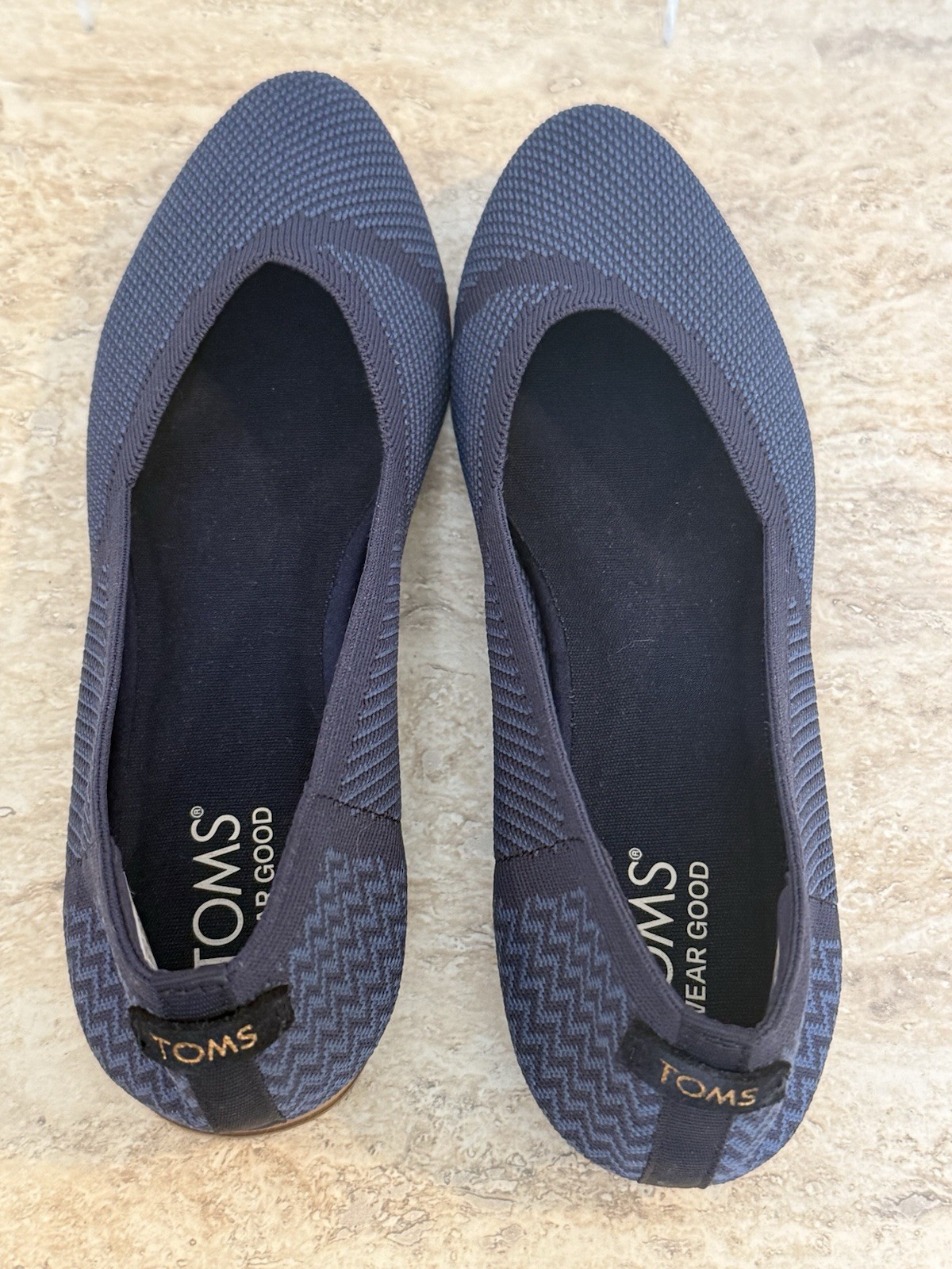 Toms Women’s Flats Navy Blue Sz 7
