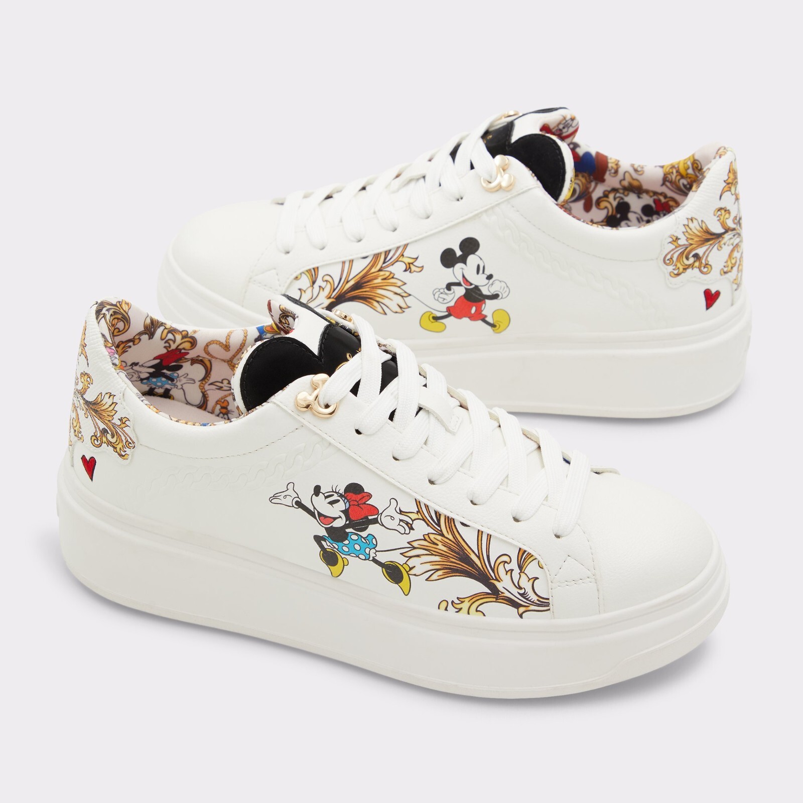 DISNEY X ALDO LOW TOP SNEAKER MICKEY MINNIE WOMEN~5-6-6.5-7-7.5-8-8.5-9-10~11