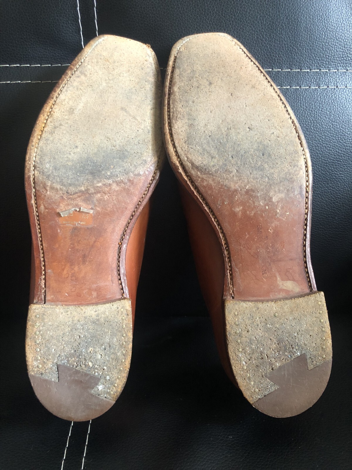 Crockett & Jones Brown Leather Loafers Women’s 80 C Size 39,5