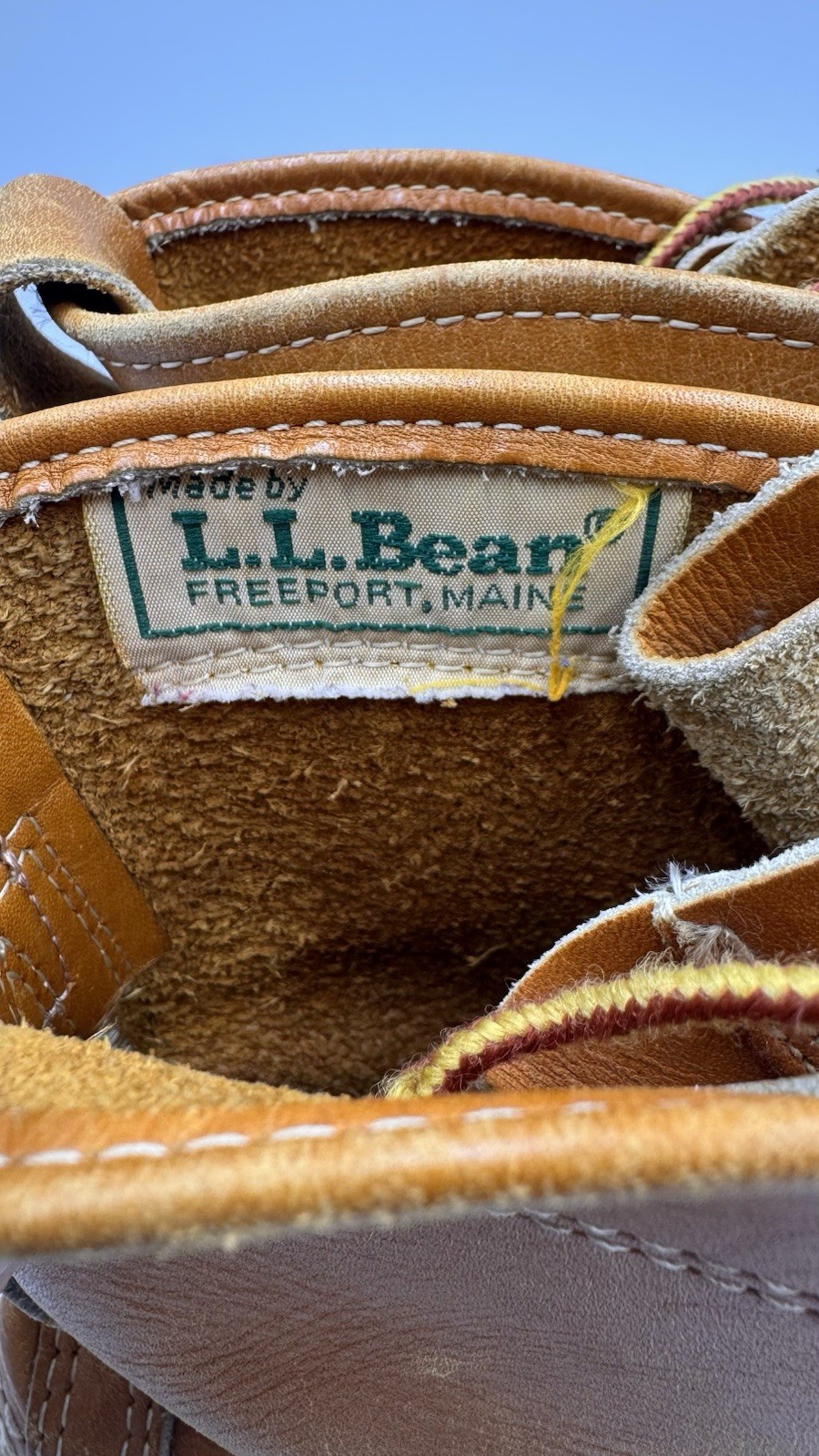 VTG LL Bean Boots Maine Hunting Shoe Unlined Women Size 9 Made In USA 7” L