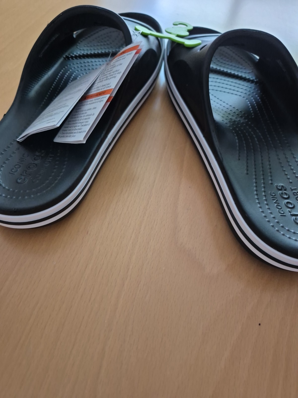NWT Crocs Women’s Bayaband Slide Black Sz. 10 (FITS MEN SZ. 8) Waterproof