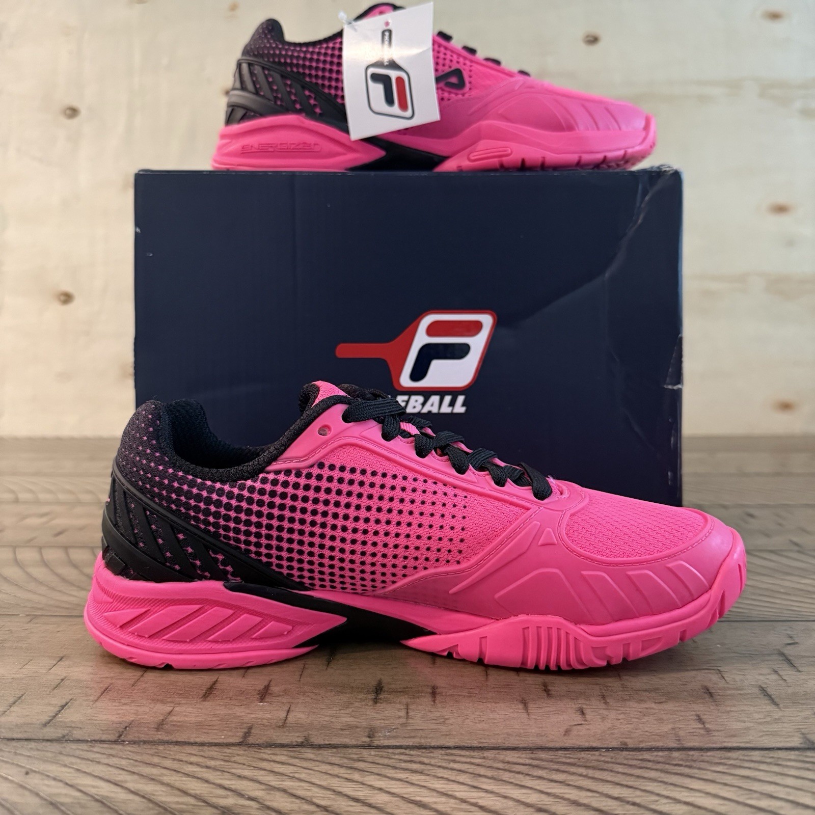 Fila Volley Zone Bright Pink Sneakers Women’s Size 7 Athletic Tennis Shoes
